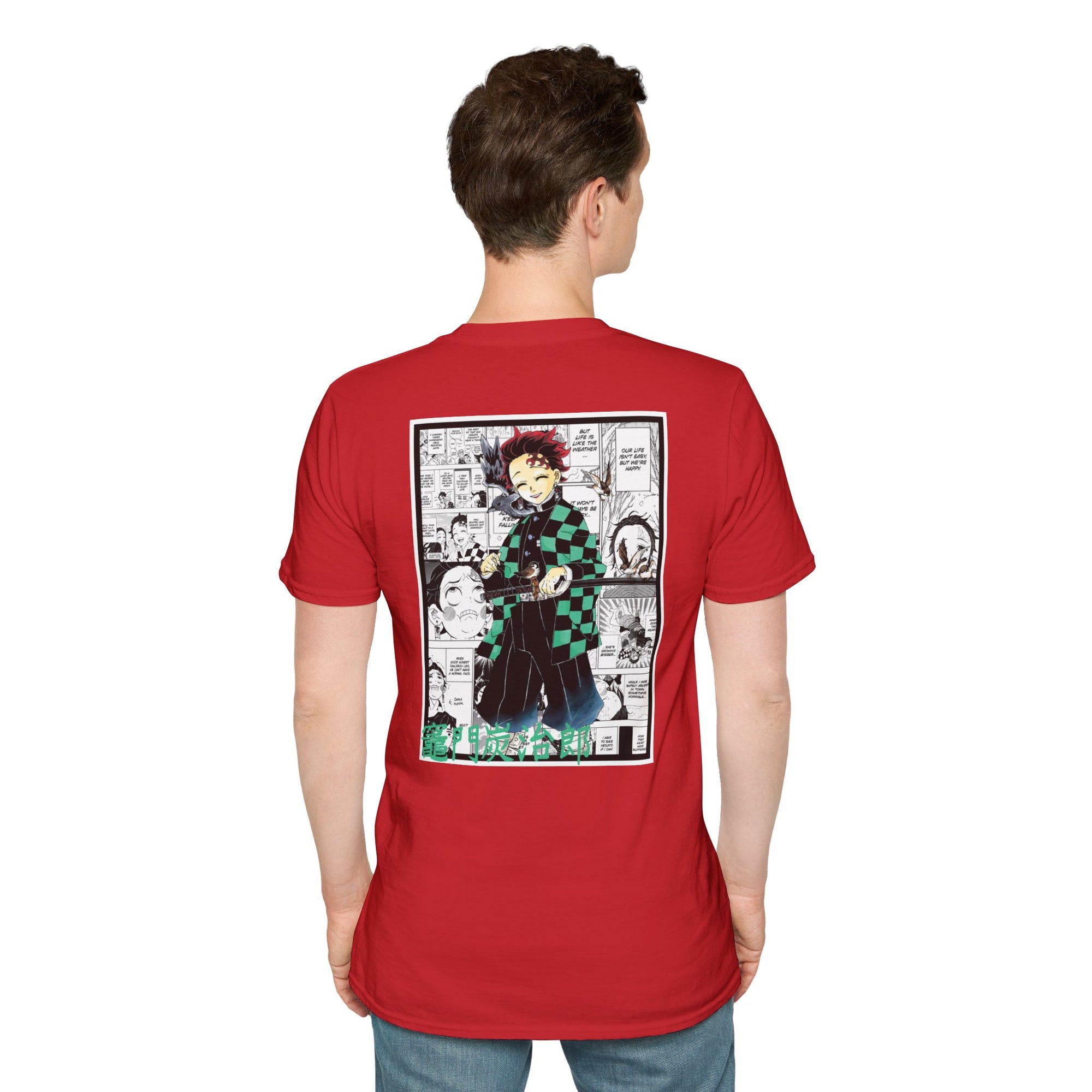 Camiseta informal Tanjiro Kamado (DEMON SLAYER)