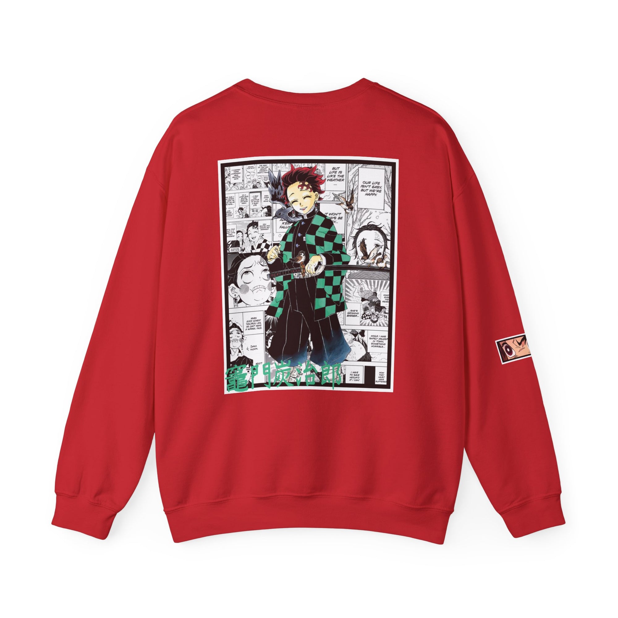 Sudadera con cuello redondo de Tanjiro Kamado (DEMON SLAYER)