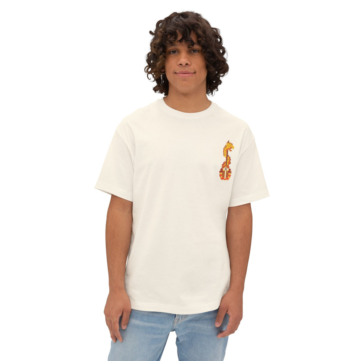 Camiseta extragrande de Kyojuro Rengoku (DEMON SLAYER)
