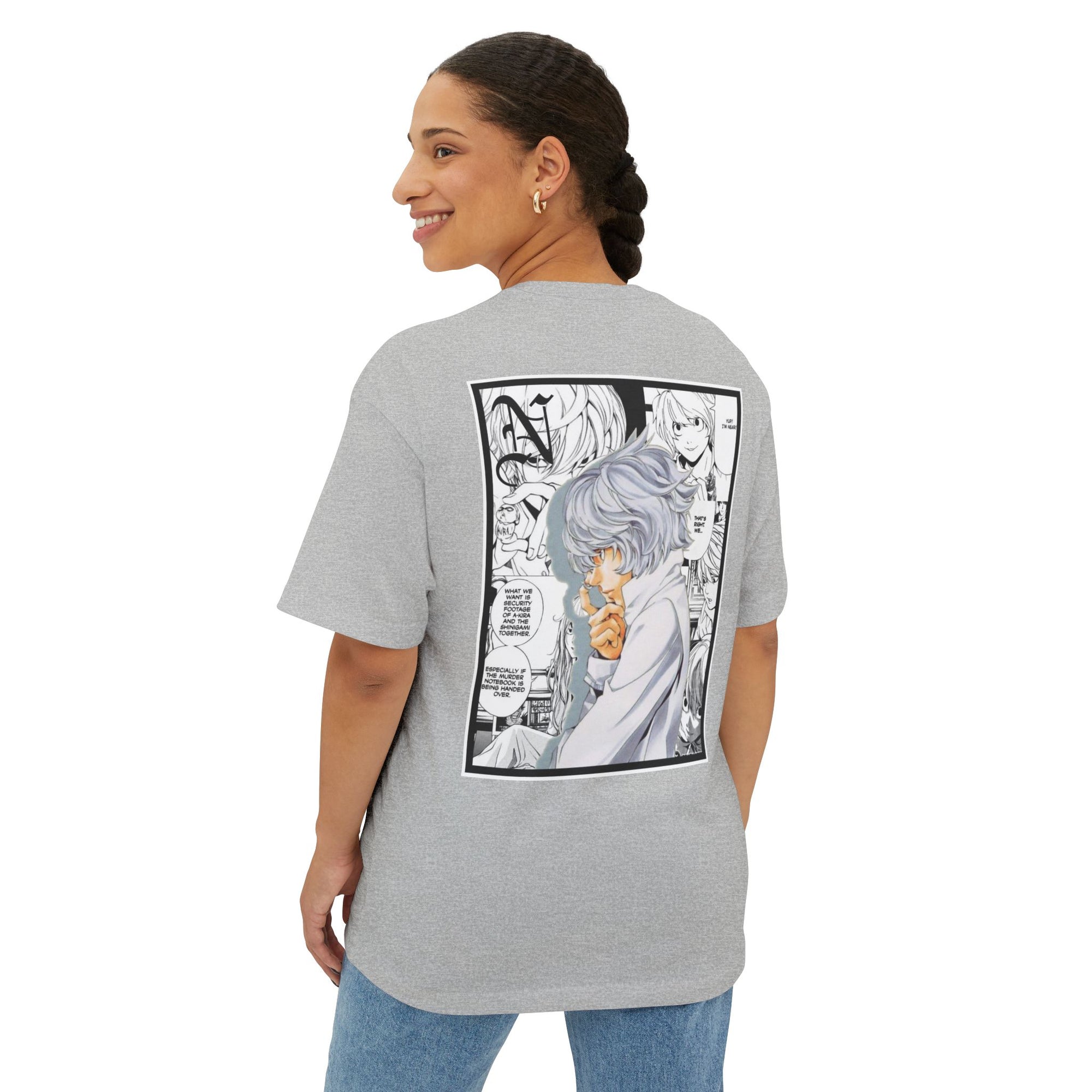 N. (DEATH NOTE) Premium Oversized Tee