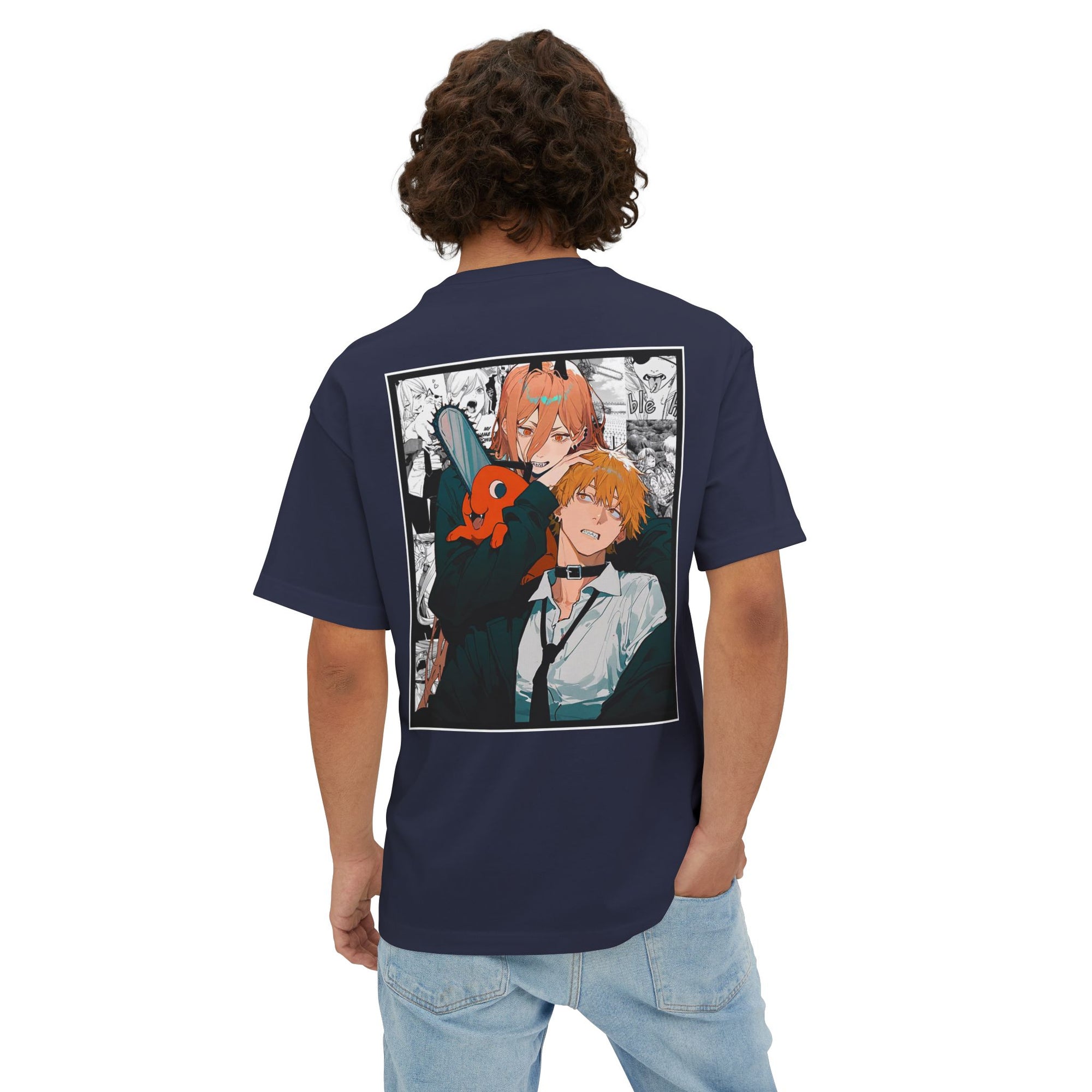 Denji & Power (Chainsaw Man) Premium Oversized Tee