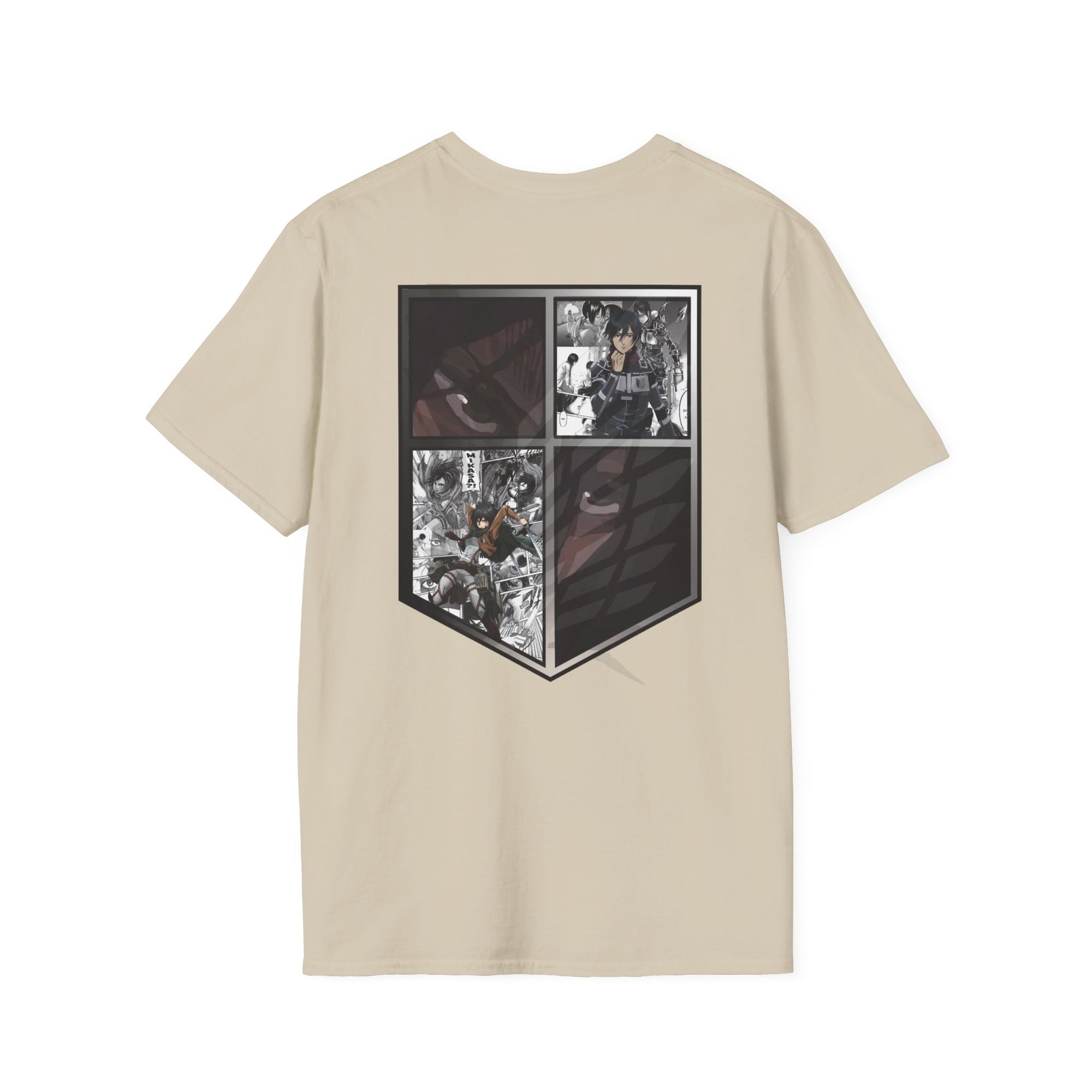 Camiseta informal de Mikasa Ackerman (ATAQUE A LOS TITANES)