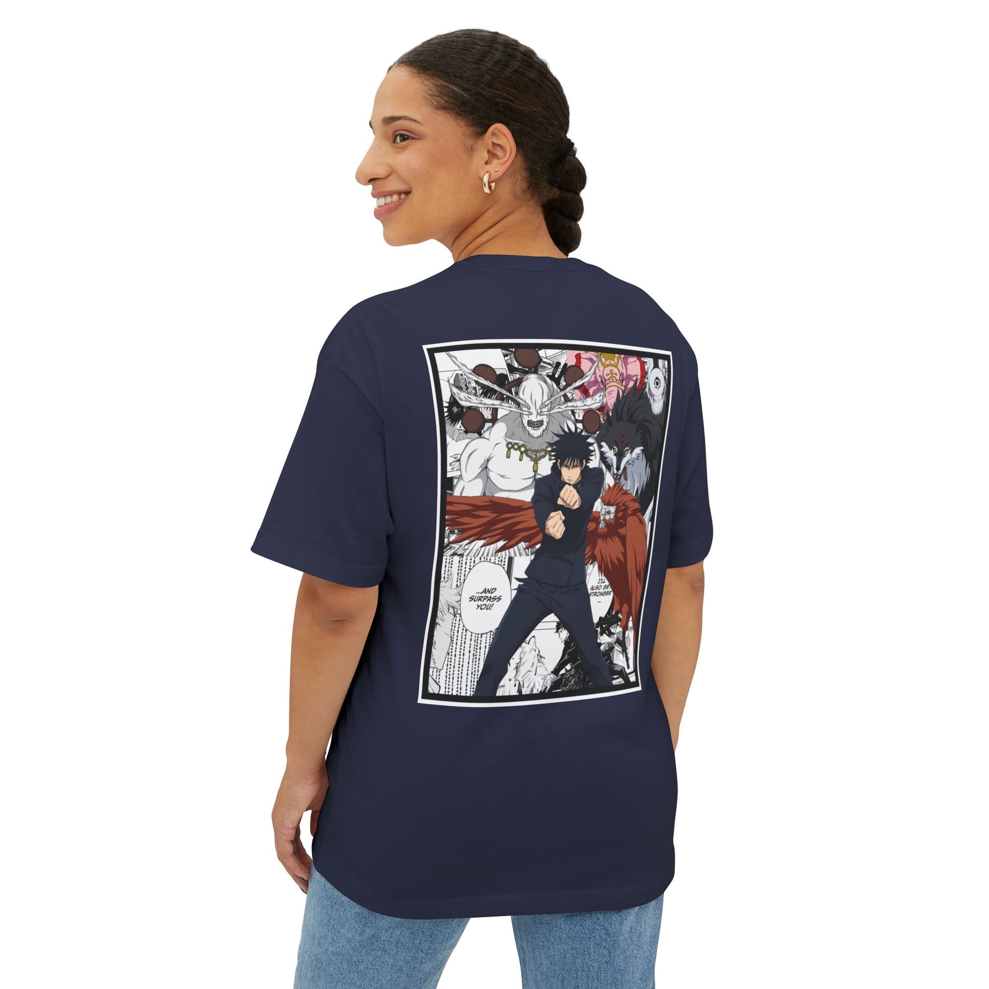 Camiseta extragrande de Megumi Fushiguro (JUJUTSU KAISEN)