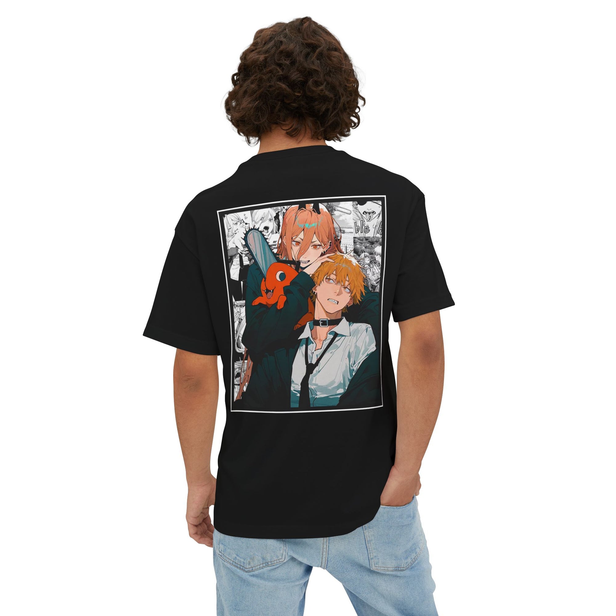 Denji & Power (Chainsaw Man) Premium Oversized Tee