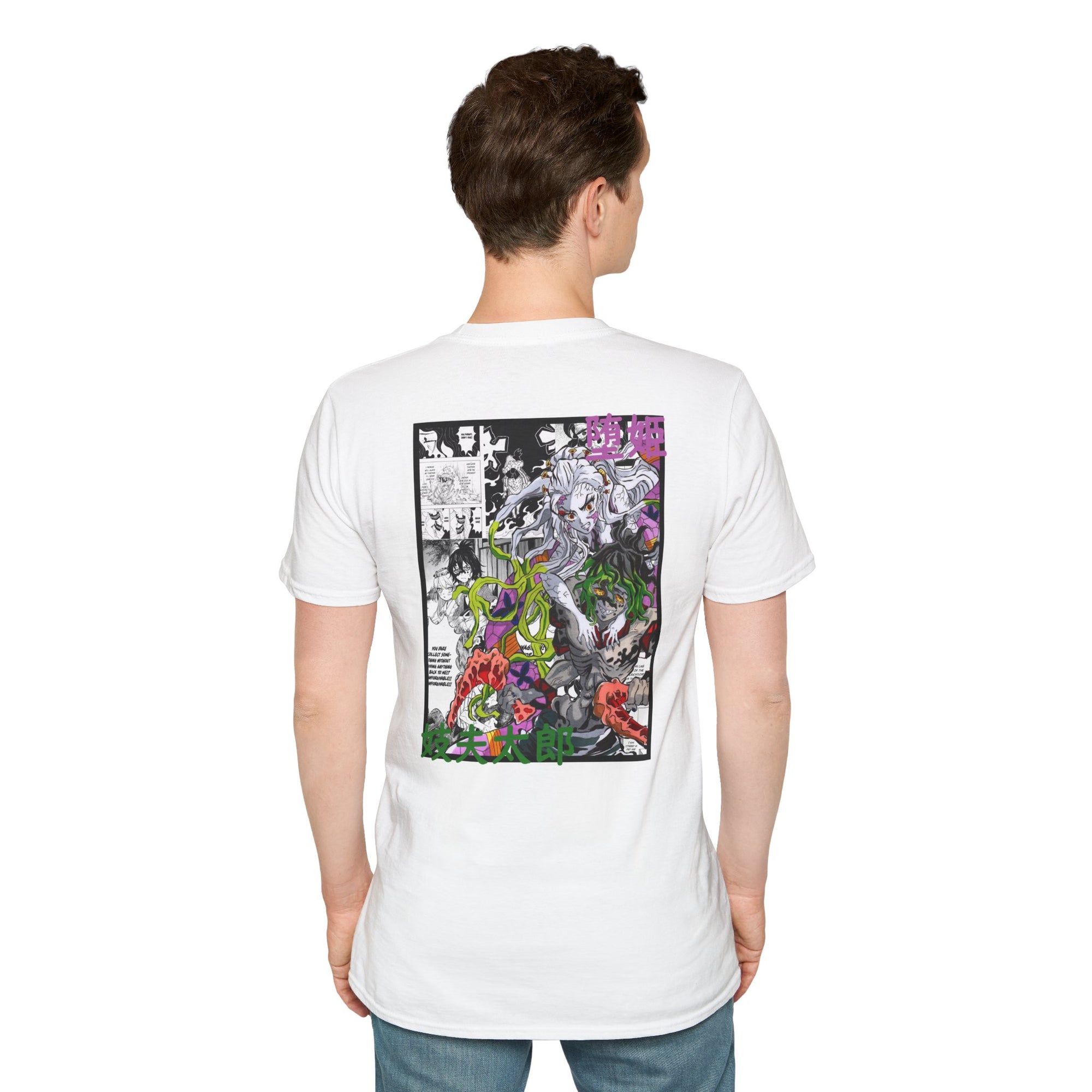 Camiseta informal Gyutaro y Daki (DEMON SLAYER)