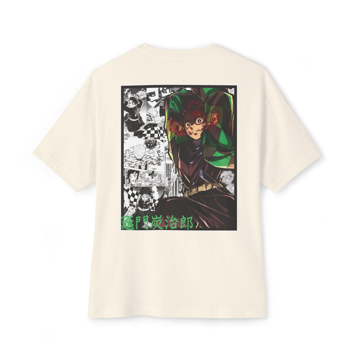 Camiseta extragrande de Tanjiro Kamado (DEMON SLAYER)