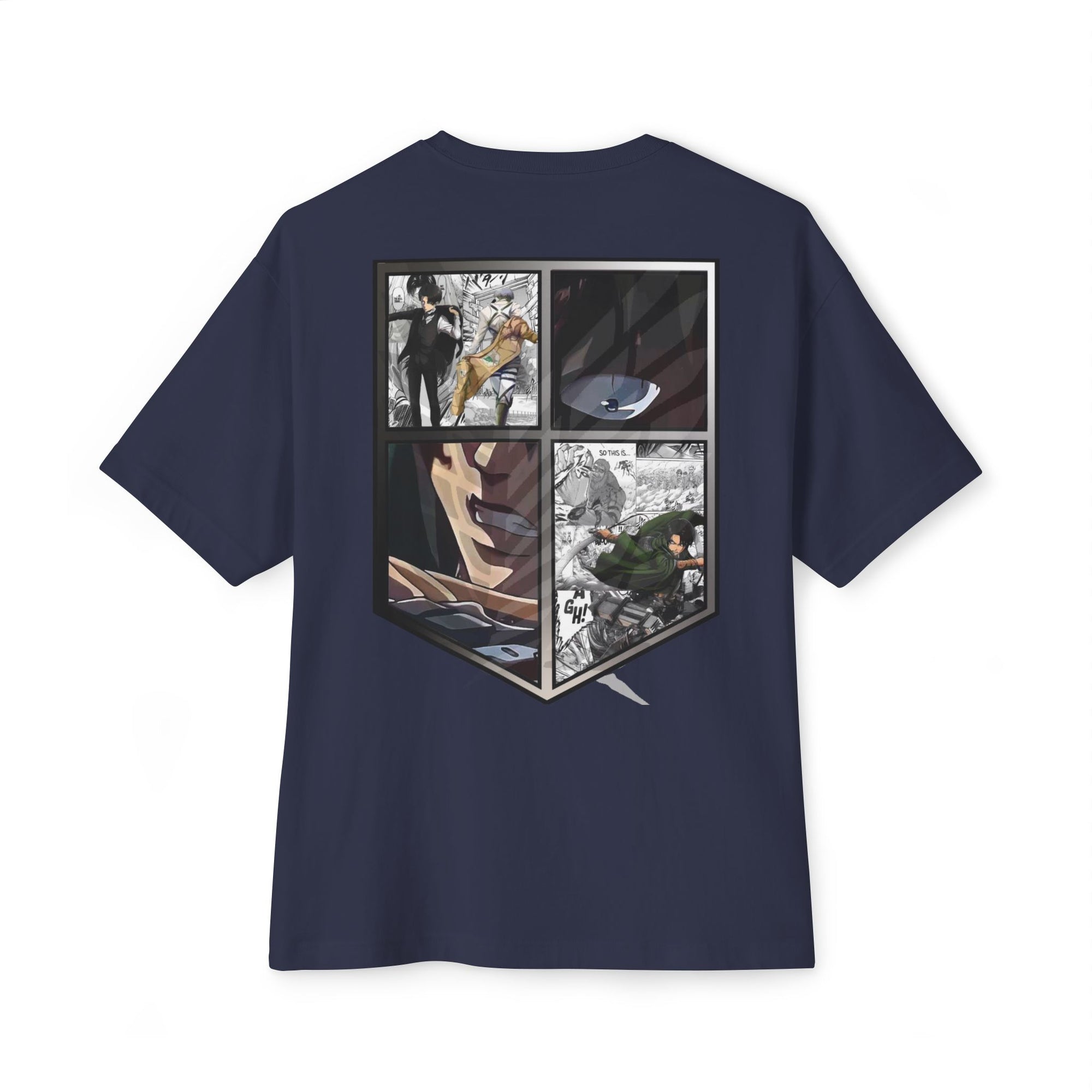Camiseta extragrande de Levi Ackerman (ATAQUE A LOS TITANES)