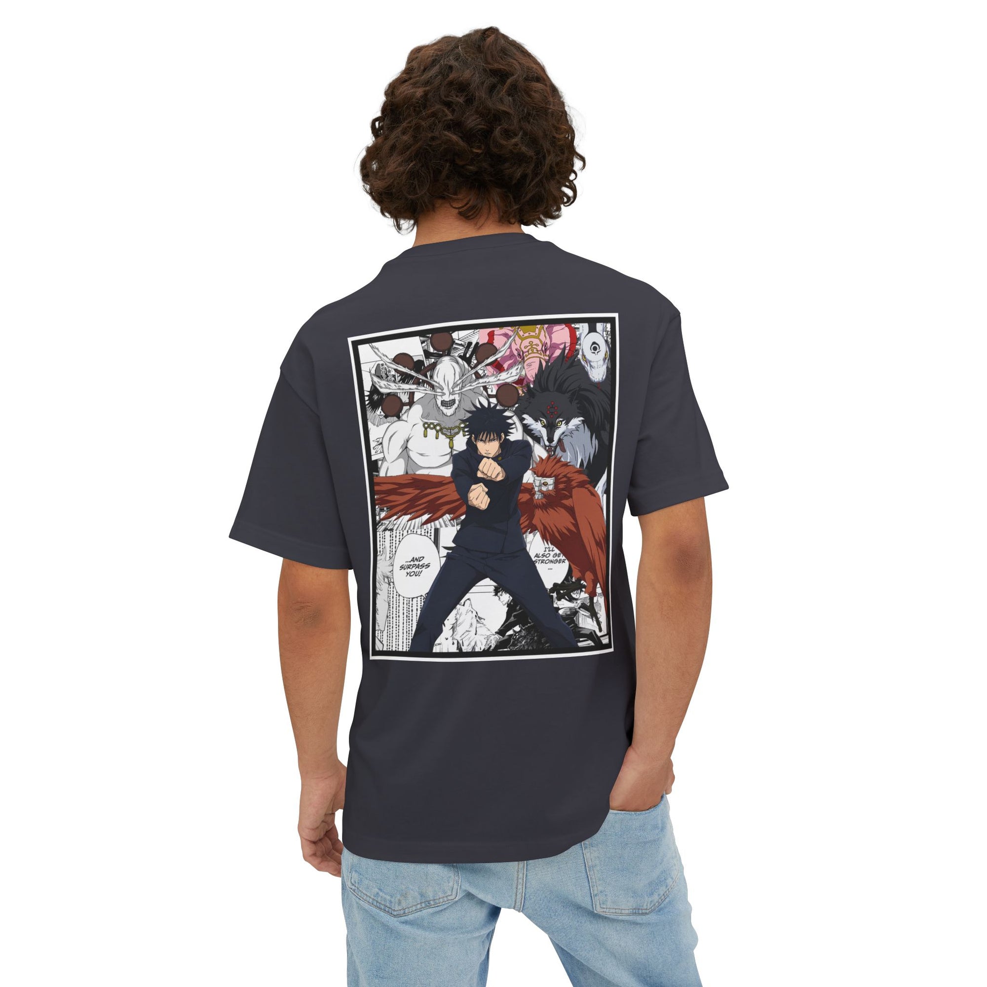 Camiseta extragrande de Megumi Fushiguro (JUJUTSU KAISEN)