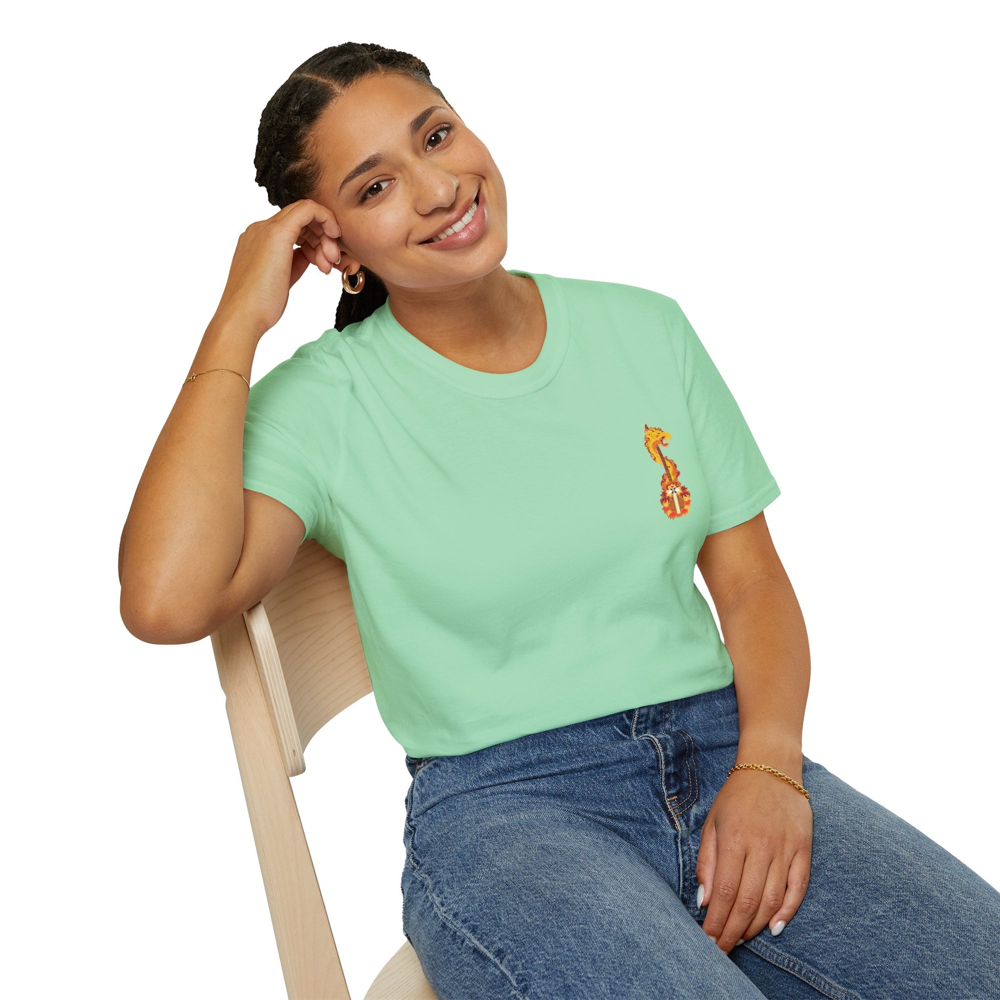 Camiseta informal Kyojuro Rengoku (DEMON SLAYER)