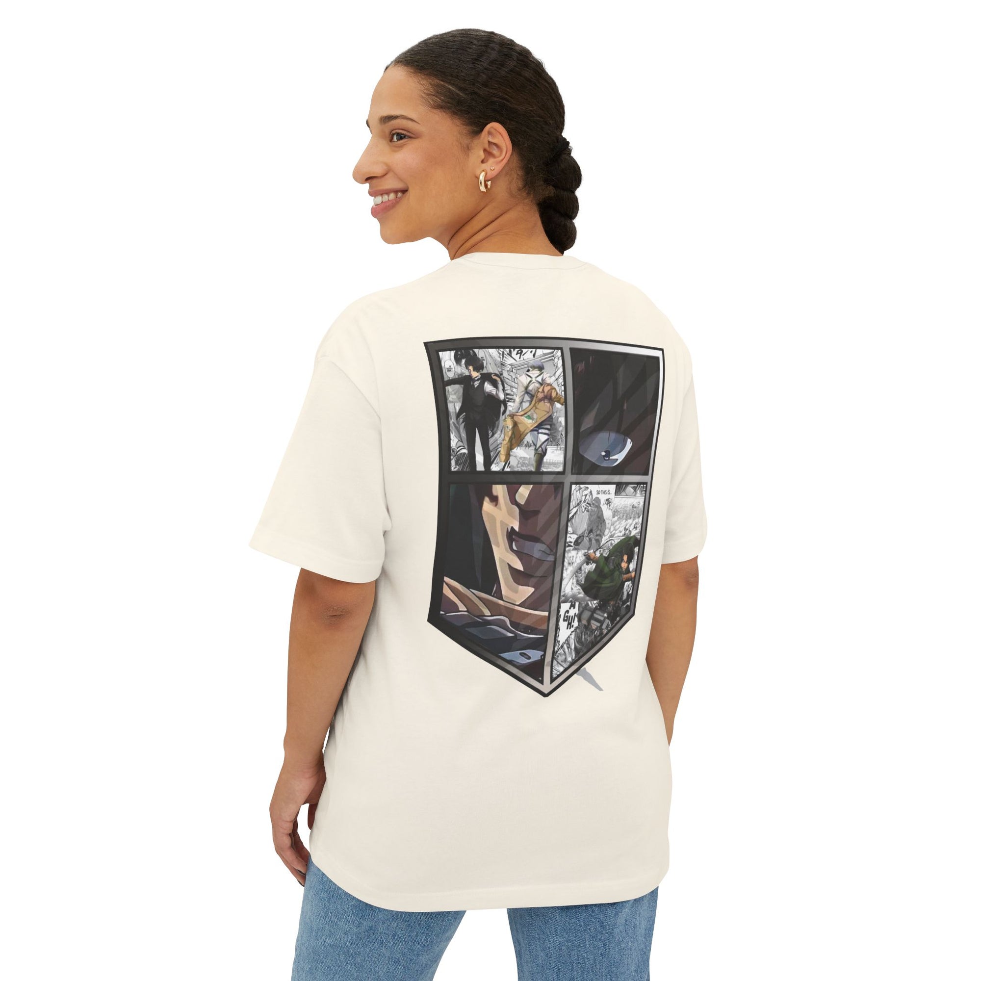 Camiseta extragrande de Levi Ackerman (ATAQUE A LOS TITANES)