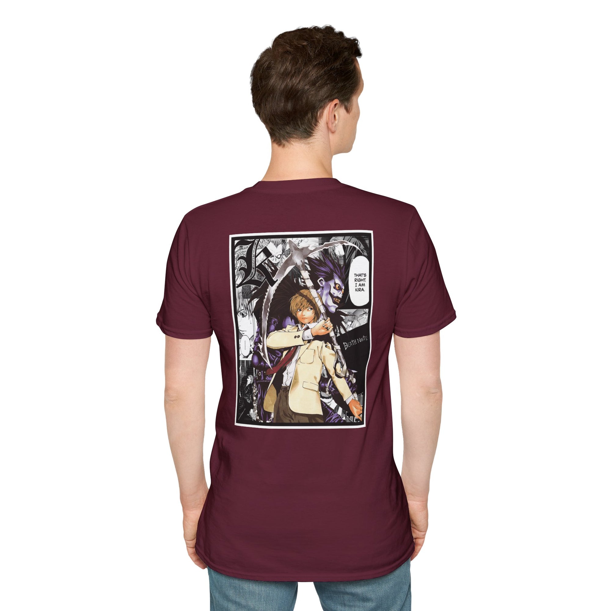 Camiseta informal de Light Yagami (DEATH NOTE)