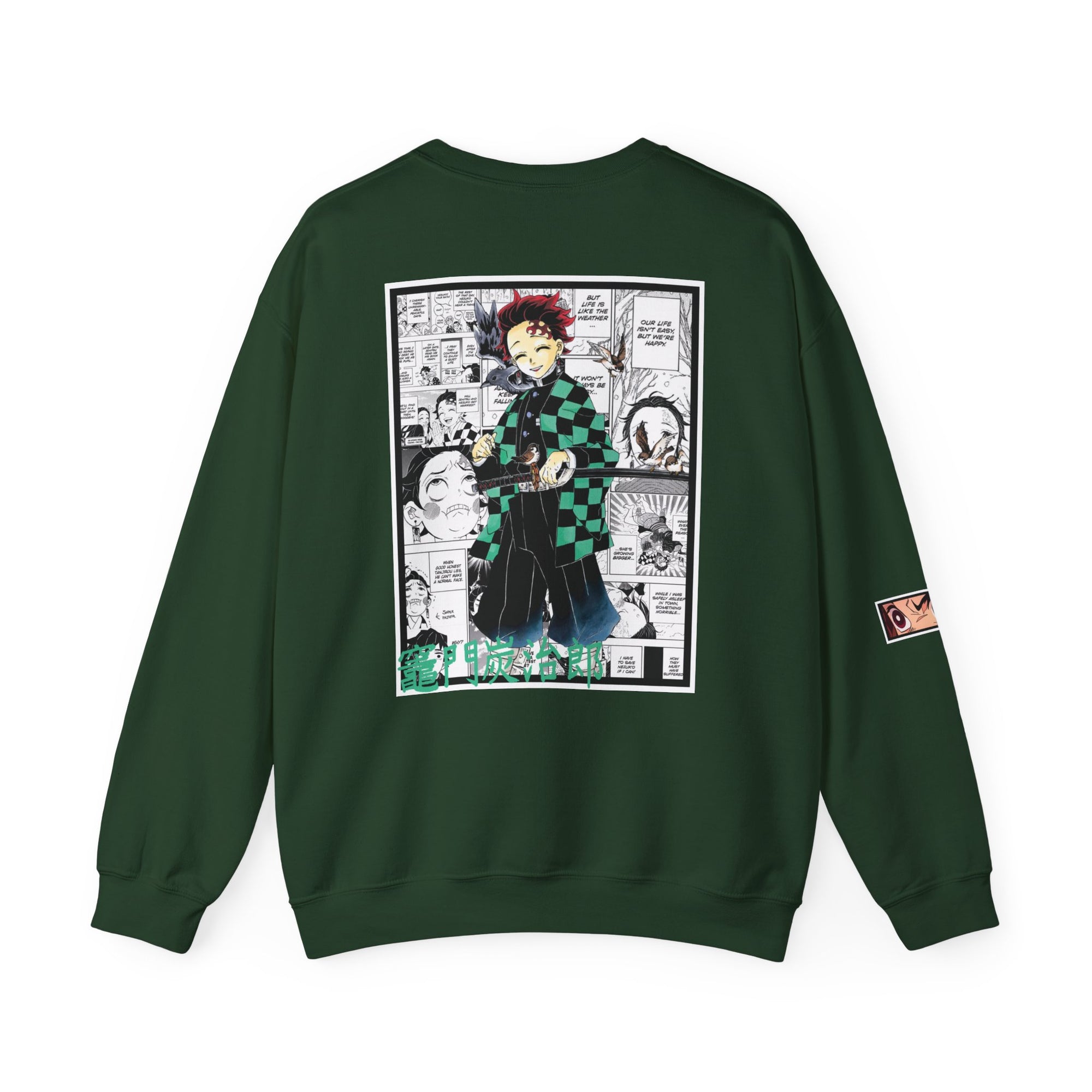 Sudadera con cuello redondo de Tanjiro Kamado (DEMON SLAYER)