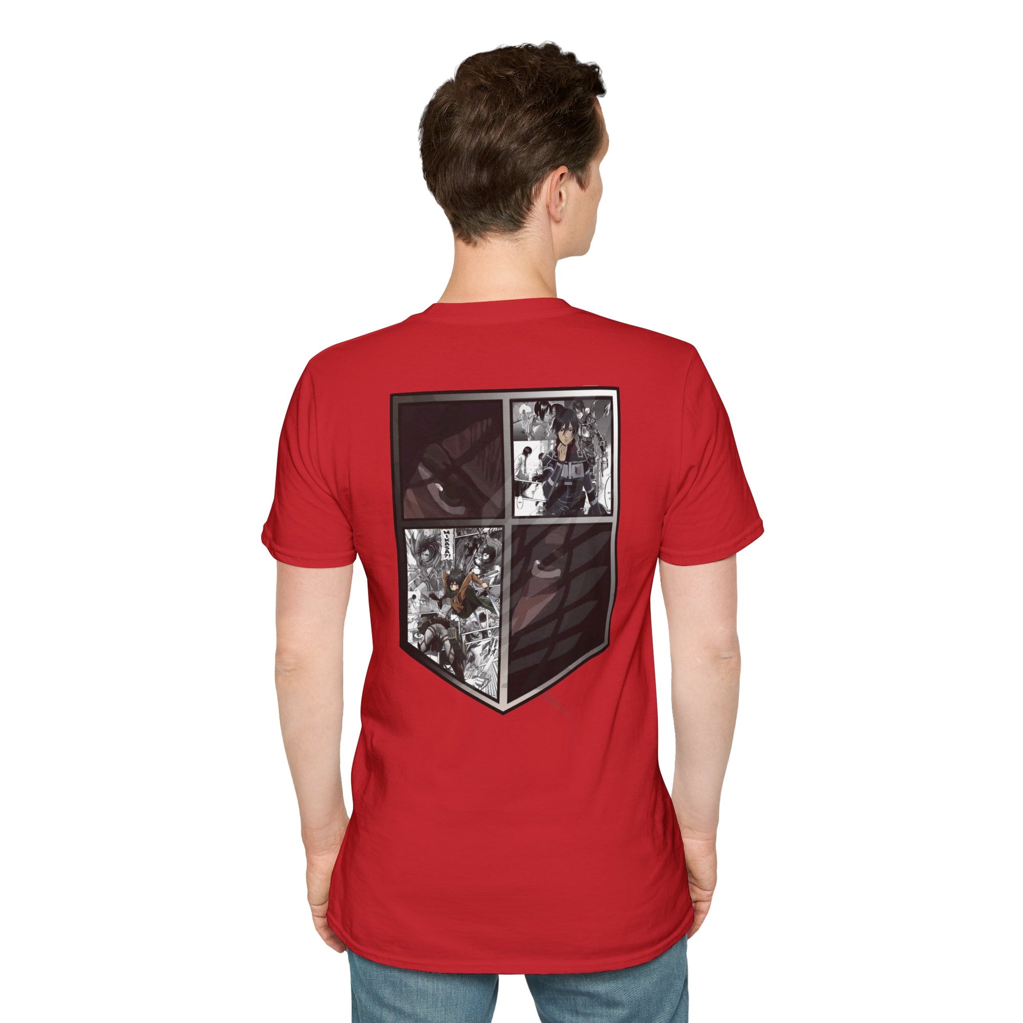 Camiseta informal de Mikasa Ackerman (ATAQUE A LOS TITANES)