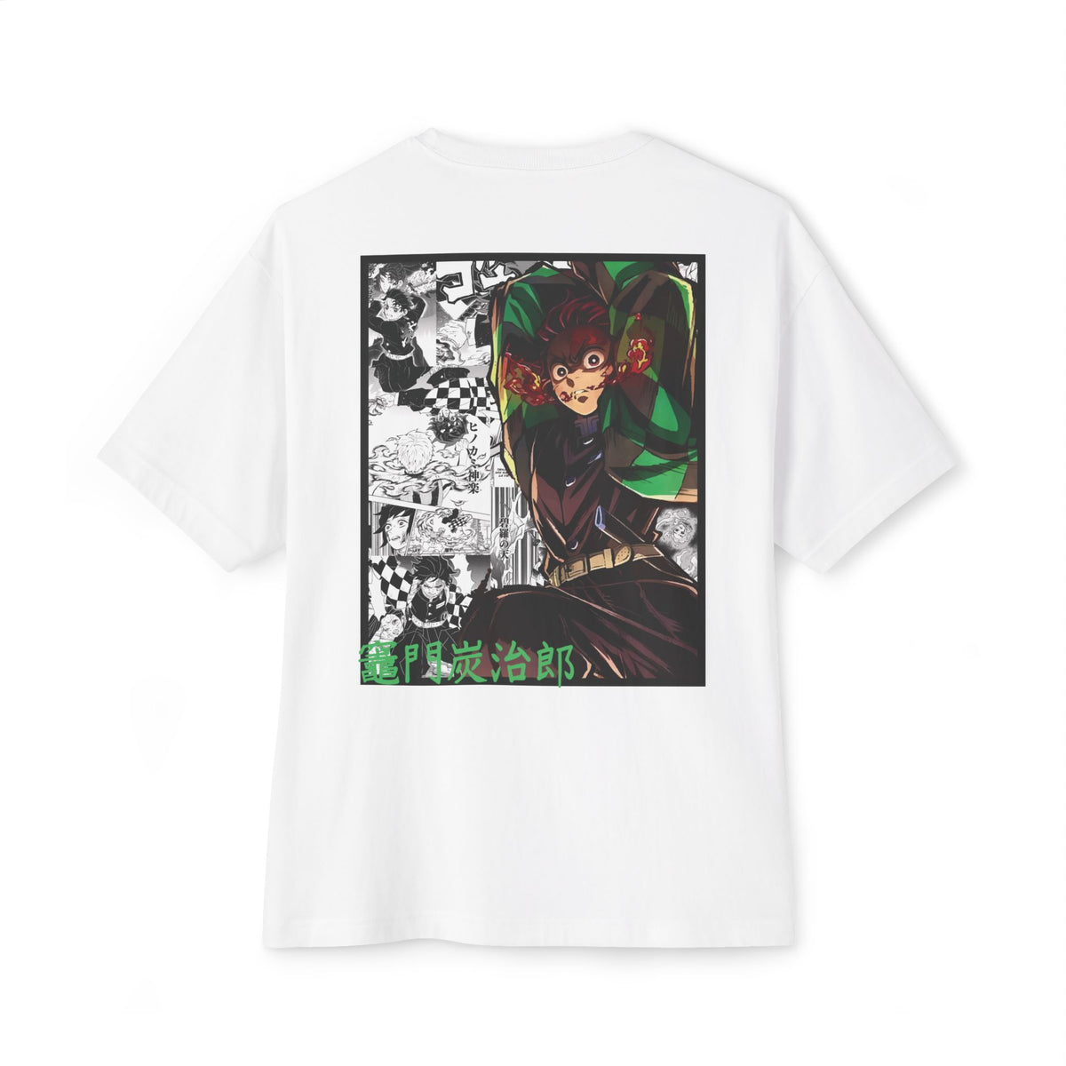 Camiseta extragrande de Tanjiro Kamado (DEMON SLAYER)