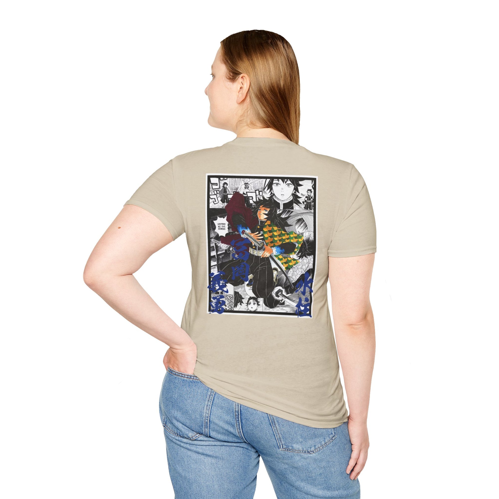 Camiseta informal Giyu Tomioka (DEMON SLAYER)