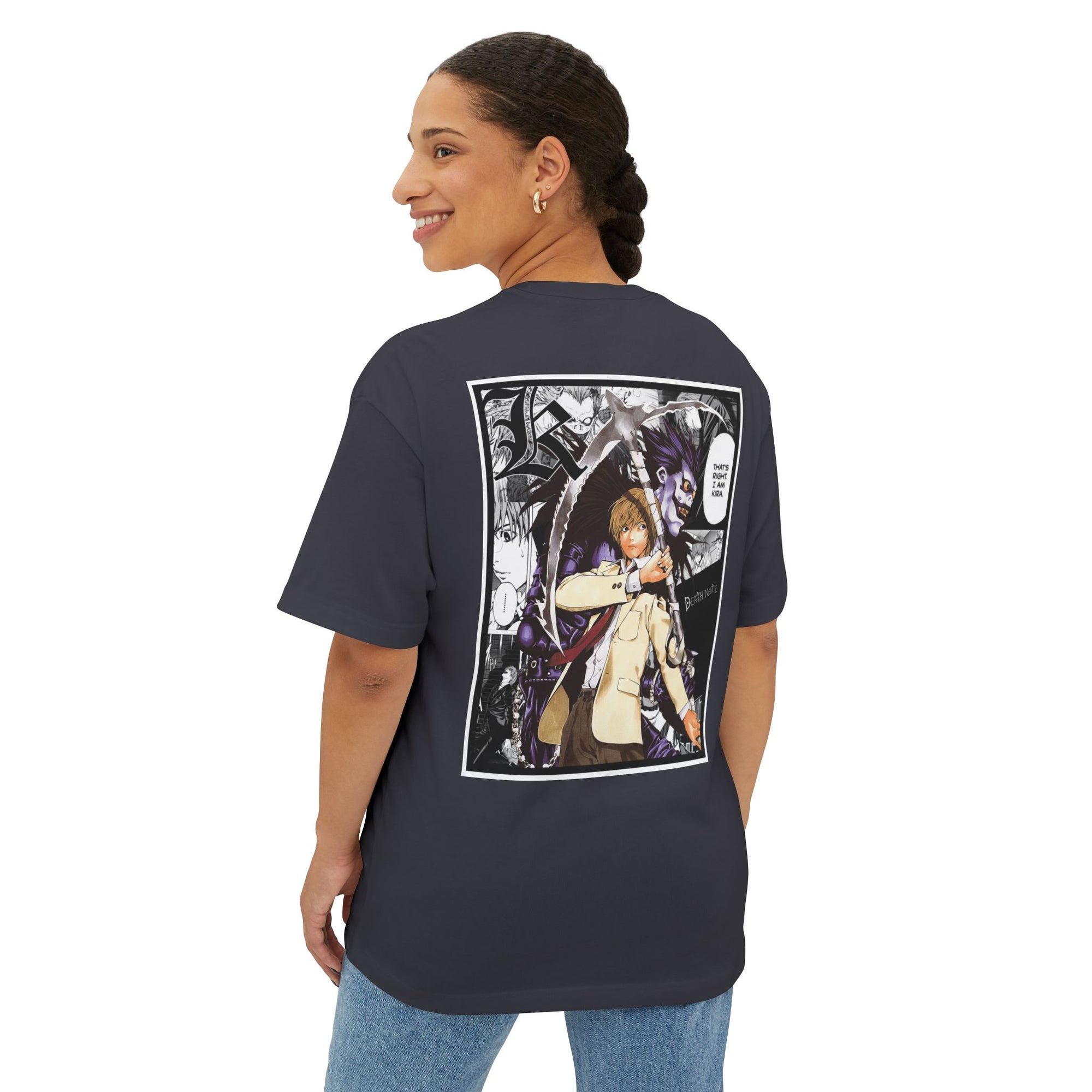 Camiseta extragrande de Light Yagami (DEATH NOTE)