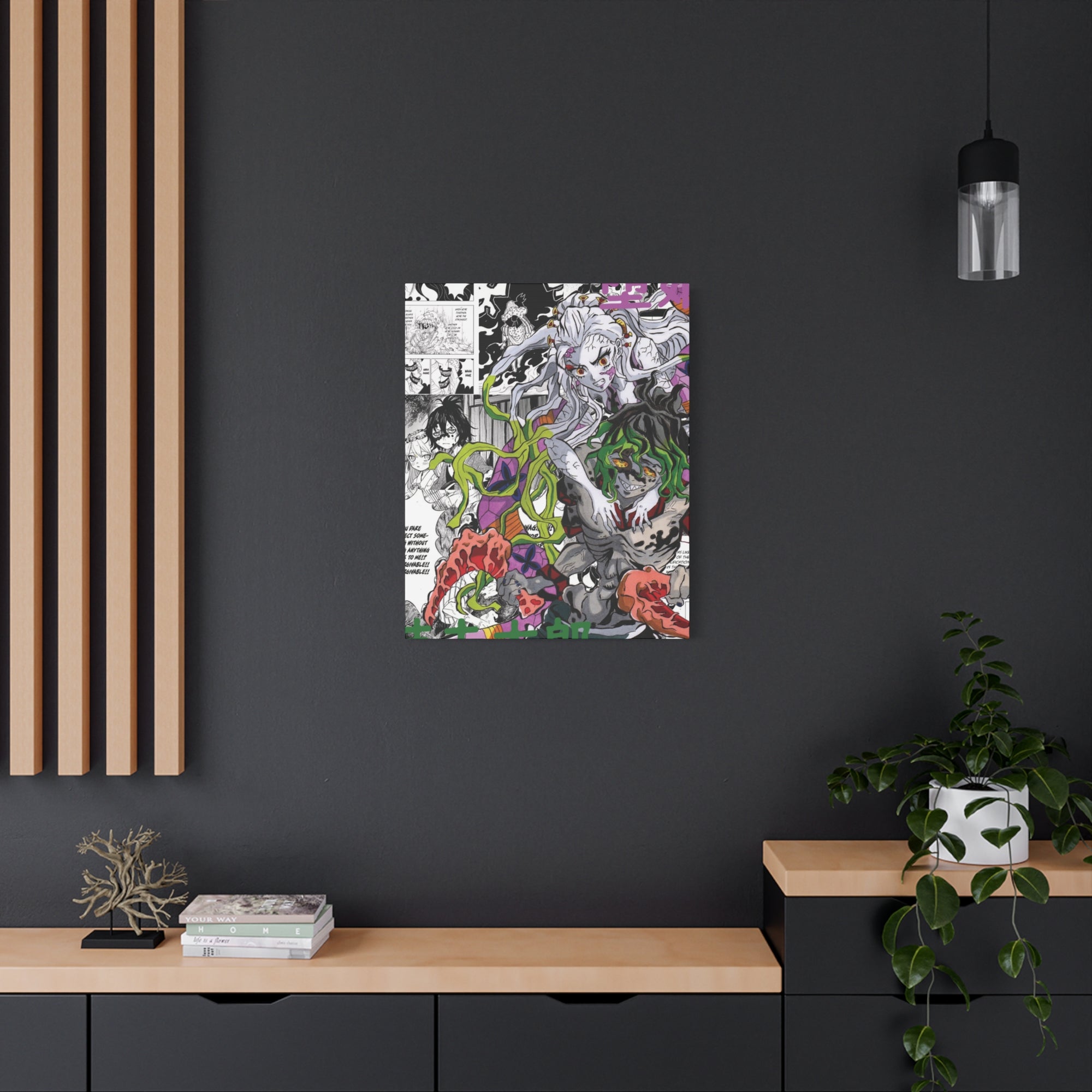 Daki and Gyutaro (Demon Slayer) 24 x 30in Canvas