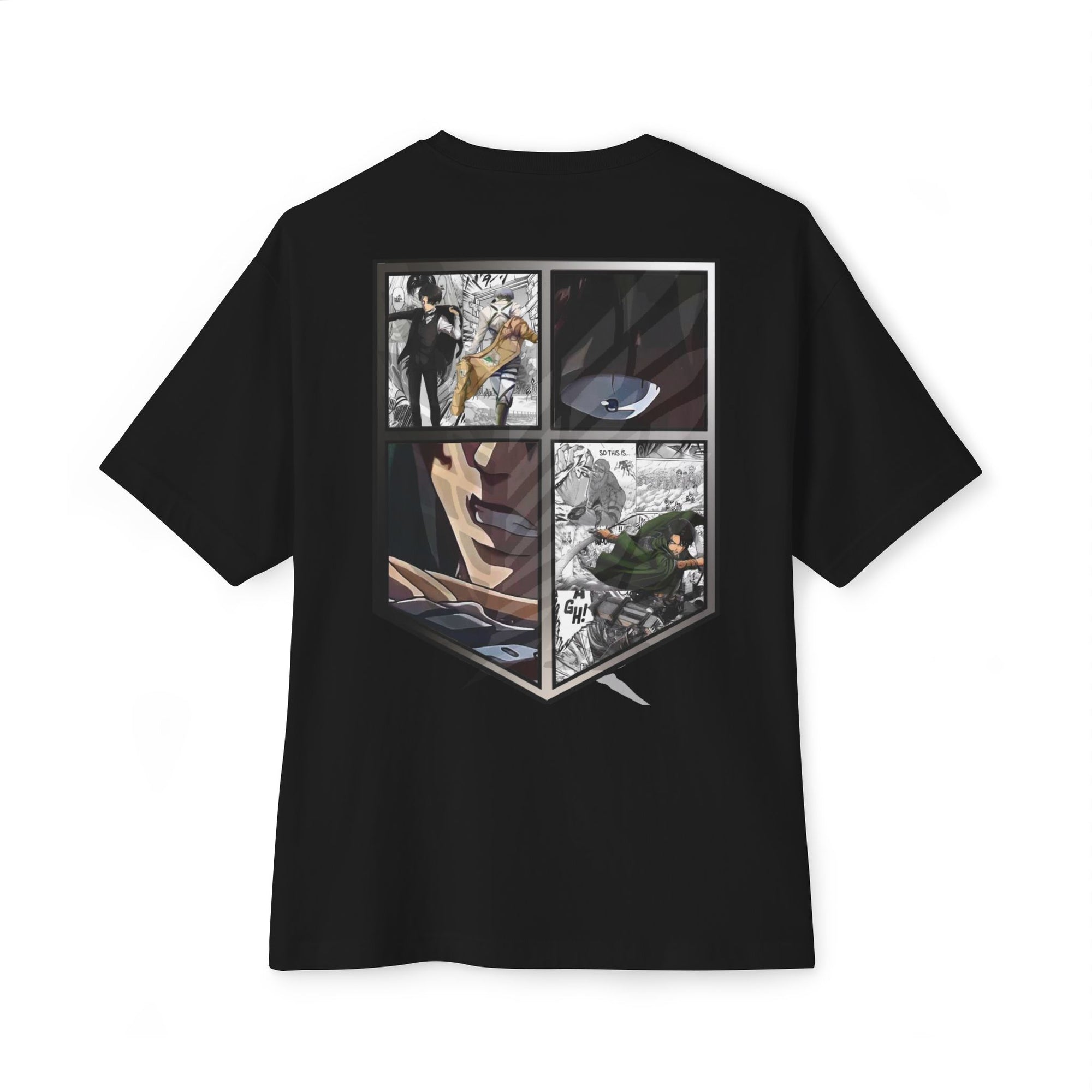 Camiseta extragrande de Levi Ackerman (ATAQUE A LOS TITANES)