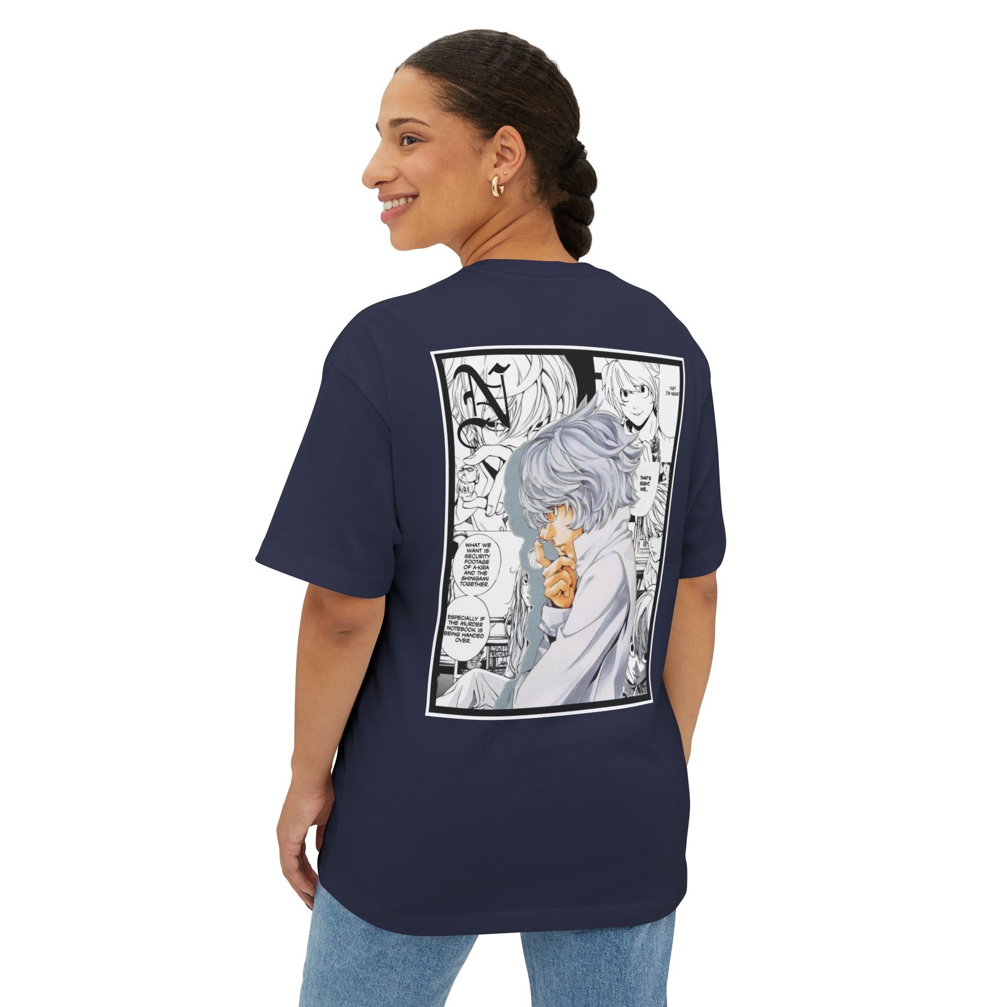 N. (DEATH NOTE) Premium Oversized Tee