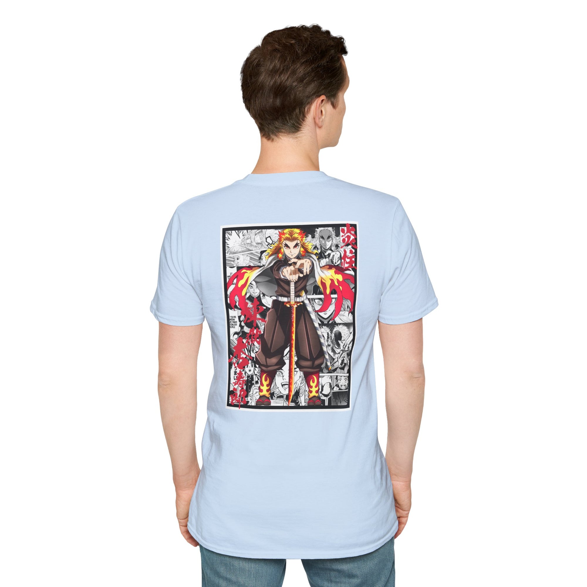 Camiseta informal Kyojuro Rengoku (DEMON SLAYER)