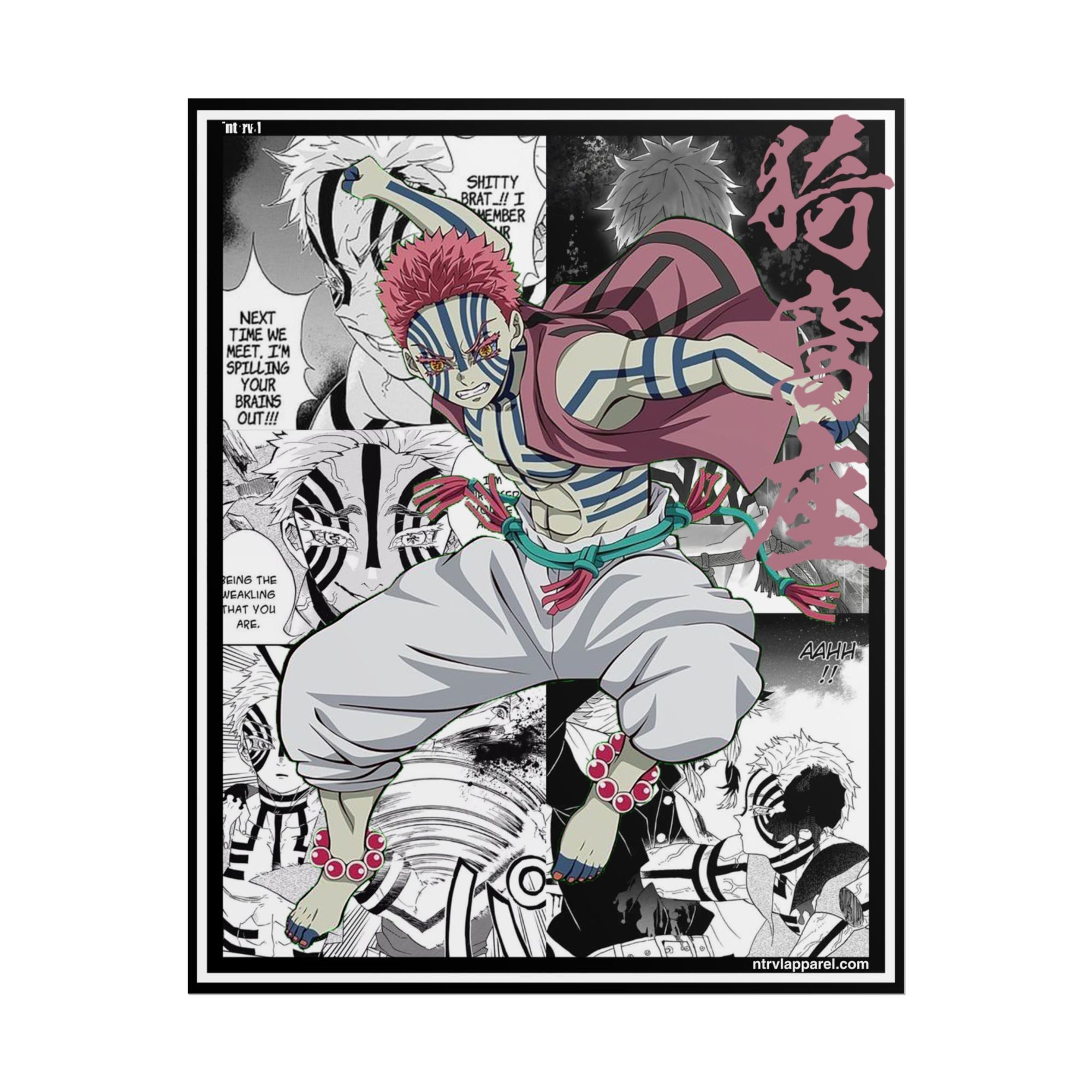 Akaza (Demon Slayer) Poster