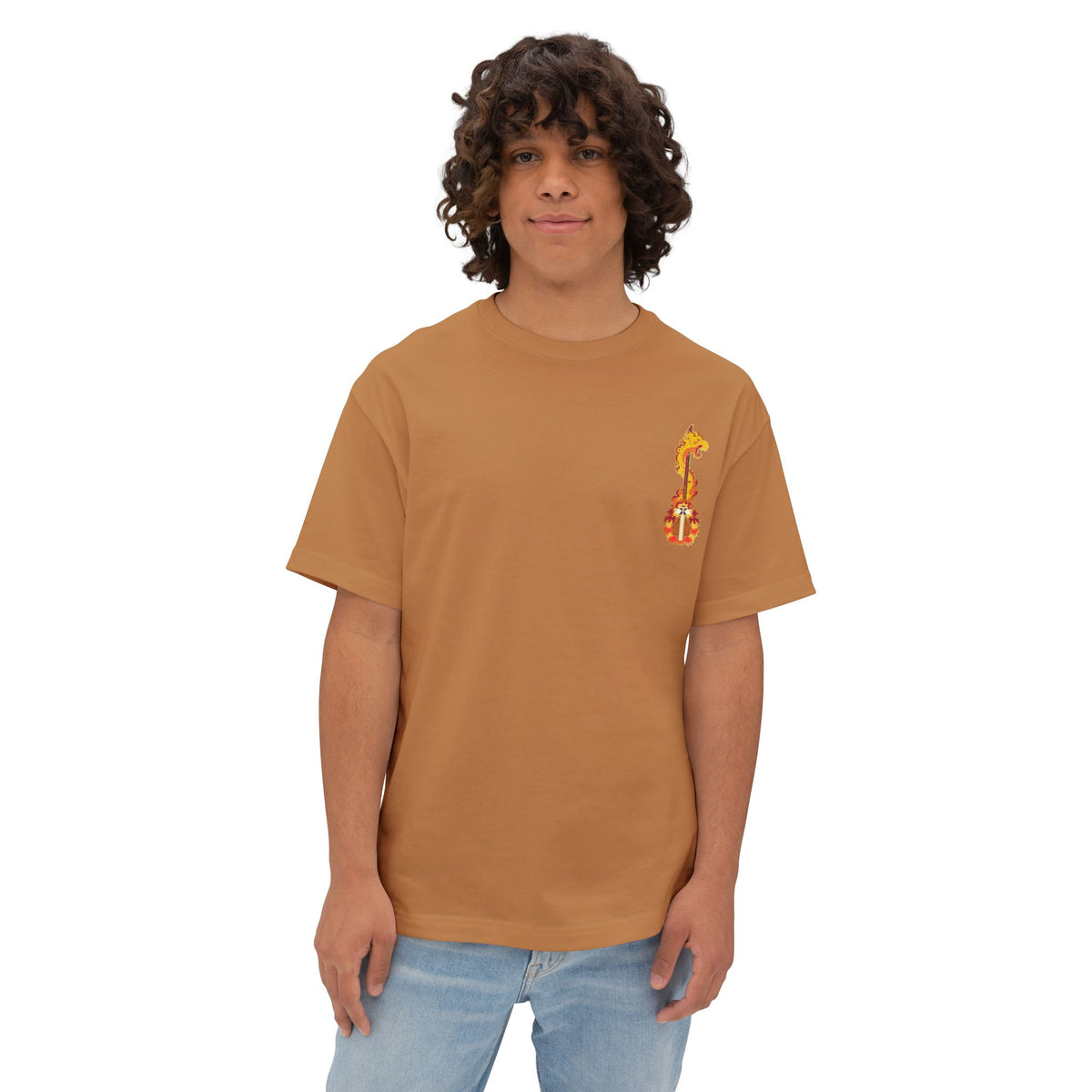 Camiseta extragrande de Kyojuro Rengoku (DEMON SLAYER)