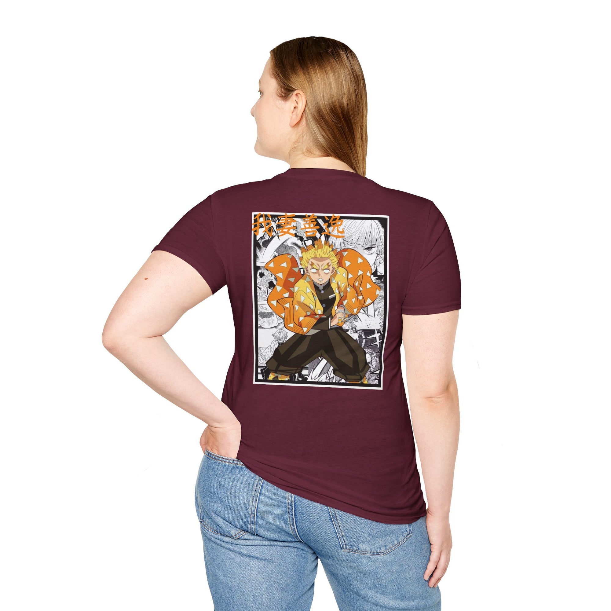 Camiseta informal Zenitsu Agatsuma (DEMON SLAYER)
