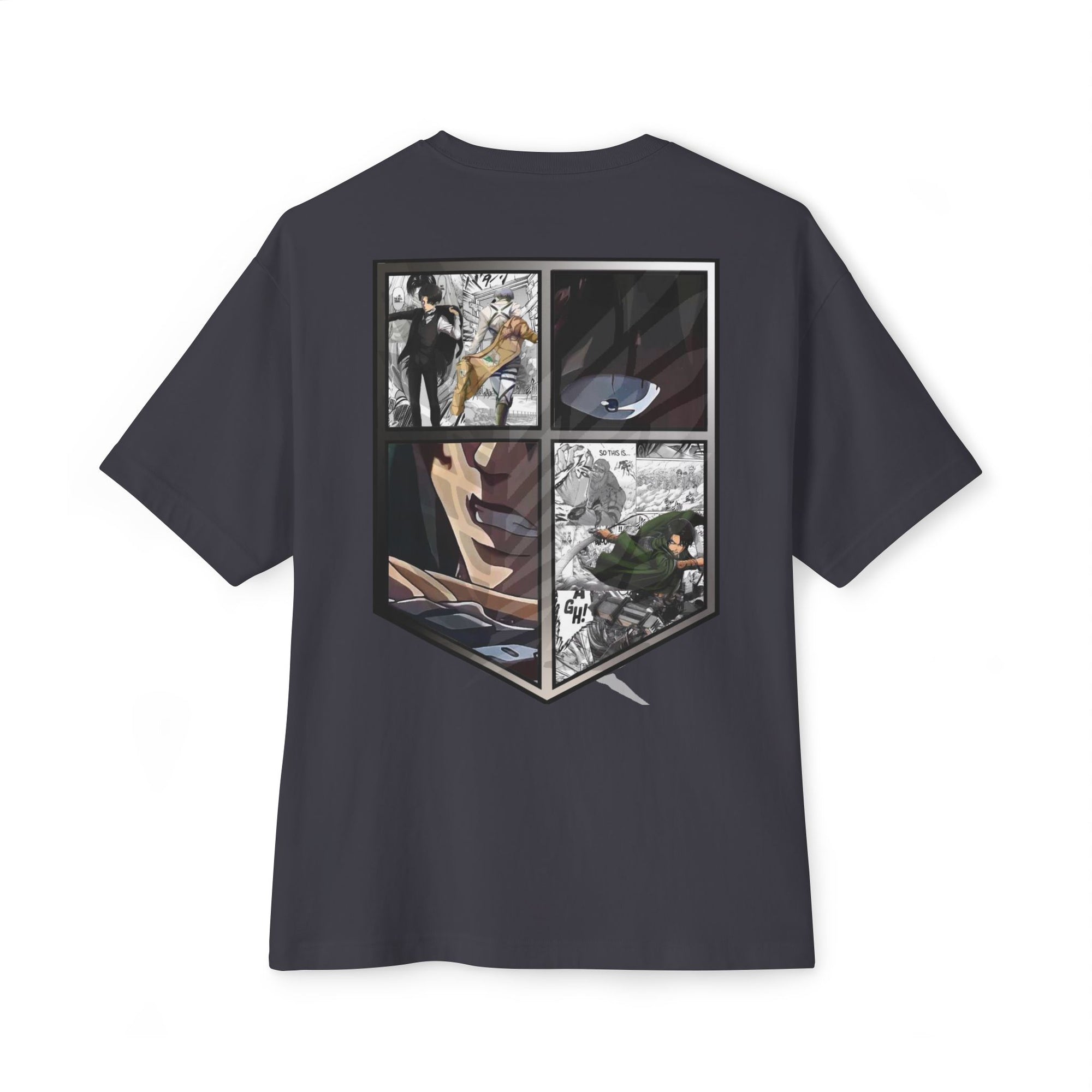 Camiseta extragrande de Levi Ackerman (ATAQUE A LOS TITANES)