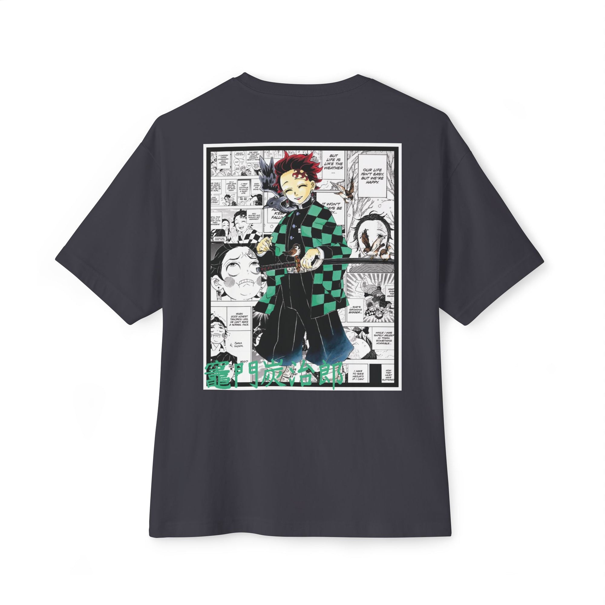 Camiseta extragrande de Tanjiro Kamado (DEMON SLAYER)