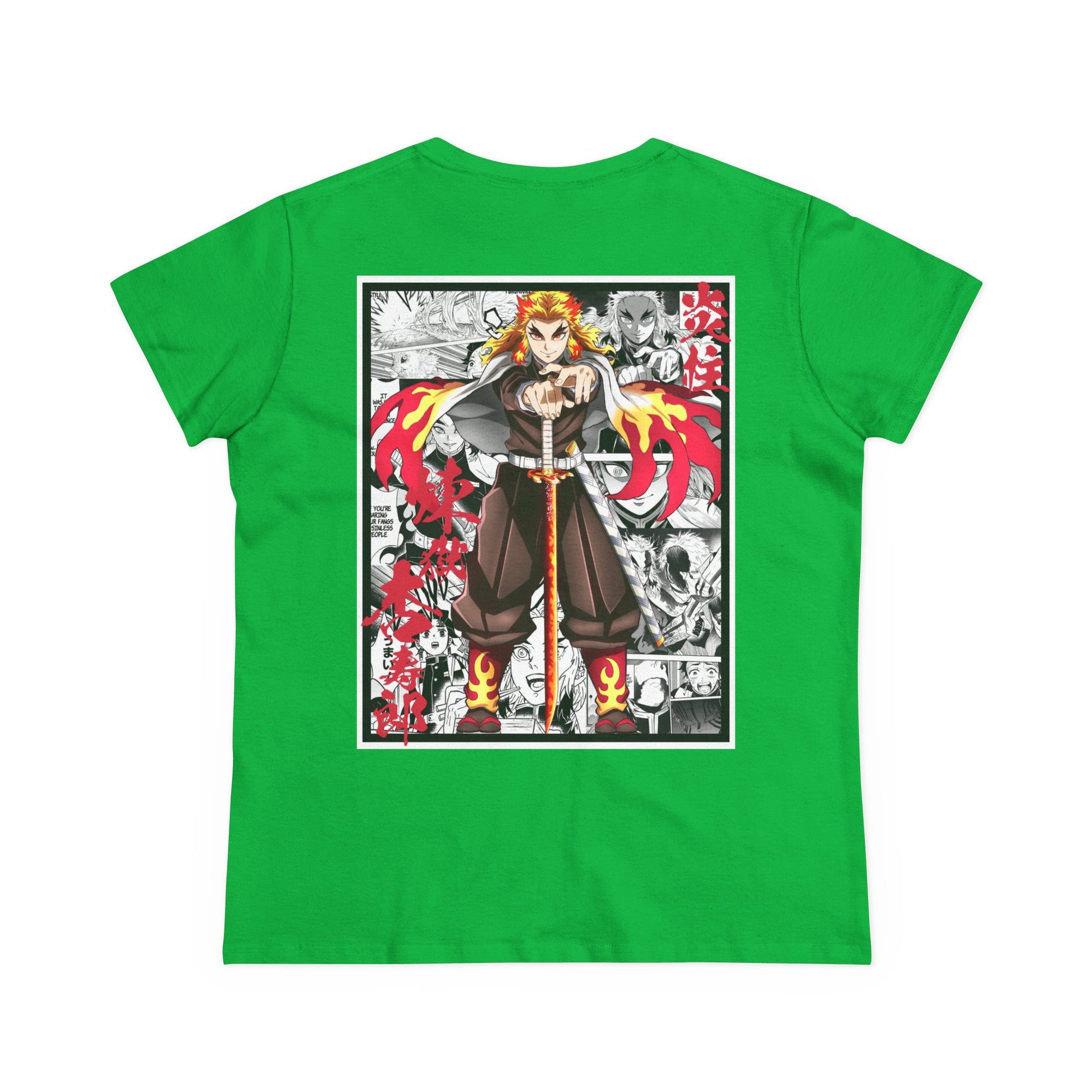 Camiseta de mujer Kyojuro Rengoku (DEMON SLAYER)