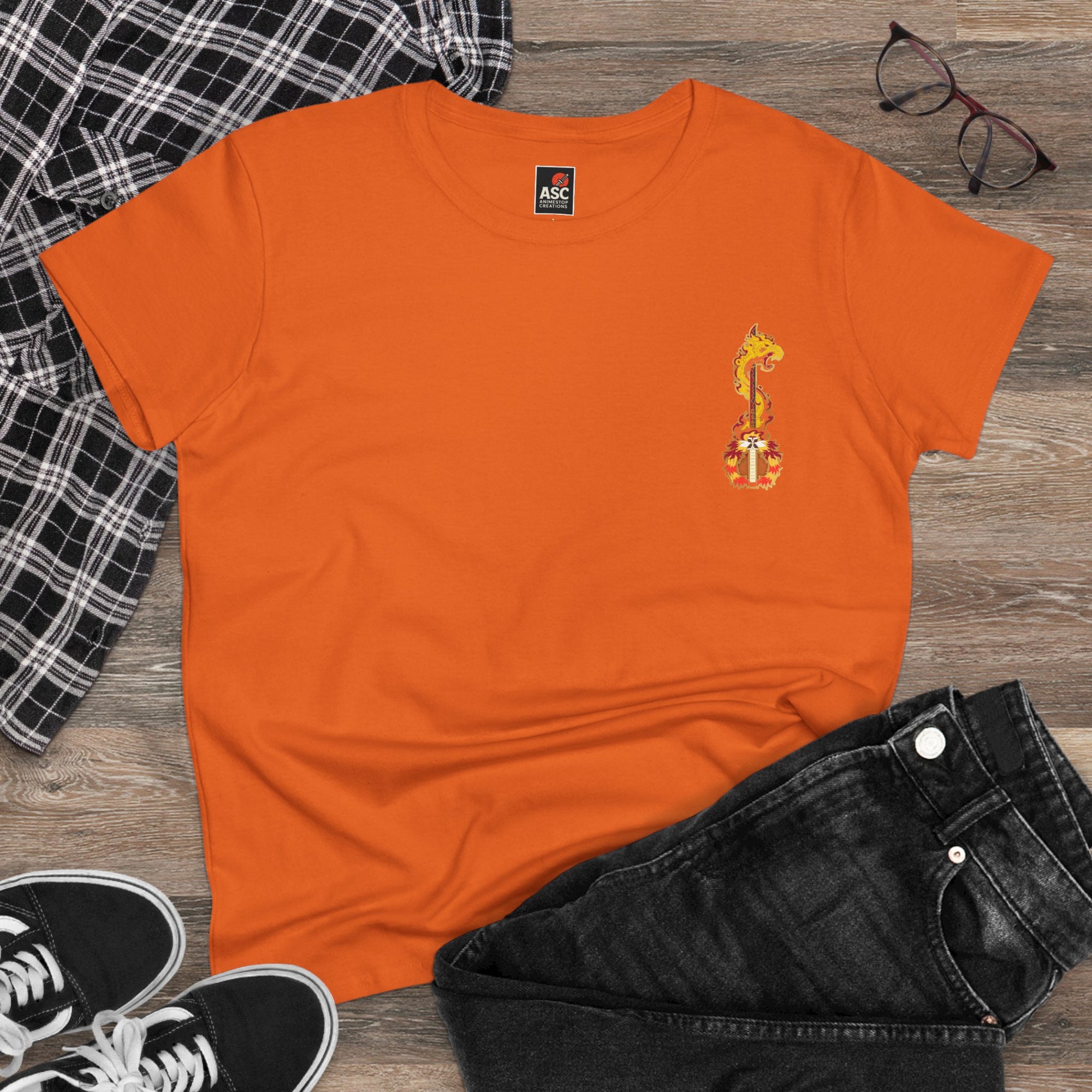 Camiseta de mujer Kyojuro Rengoku (DEMON SLAYER)