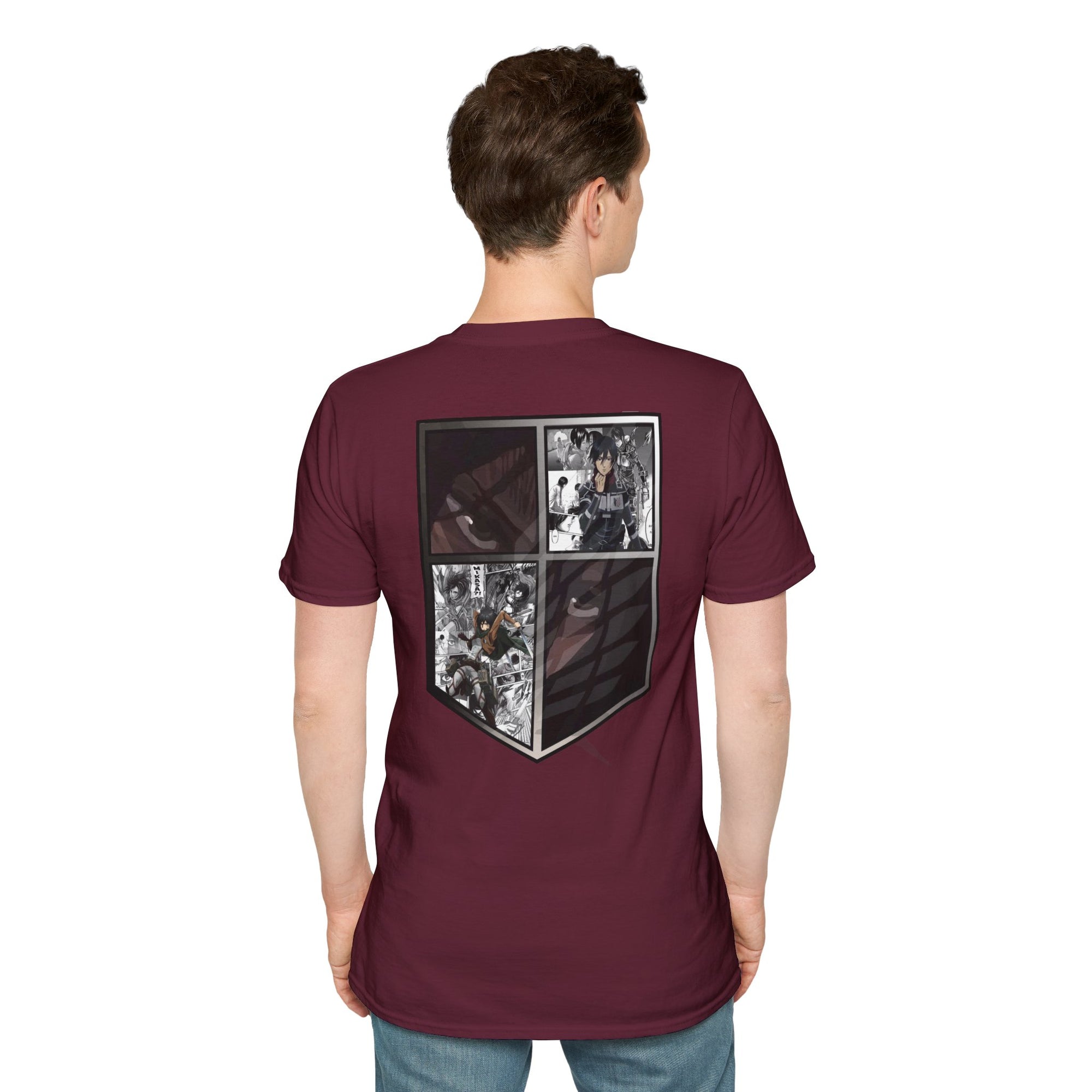 Camiseta informal de Mikasa Ackerman (ATAQUE A LOS TITANES)