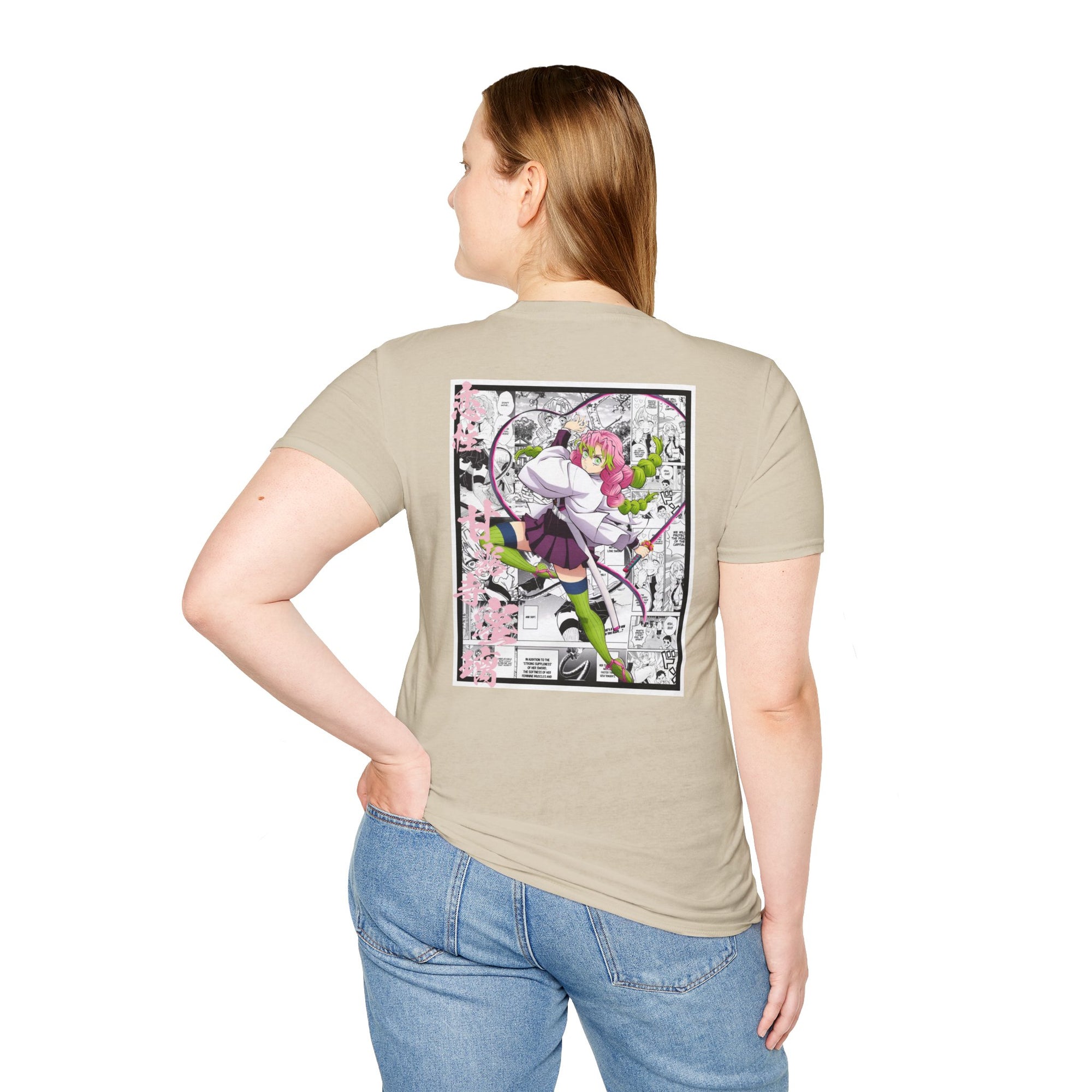 Camiseta informal Kanroji Mitsuri (DEMON SLAYER)