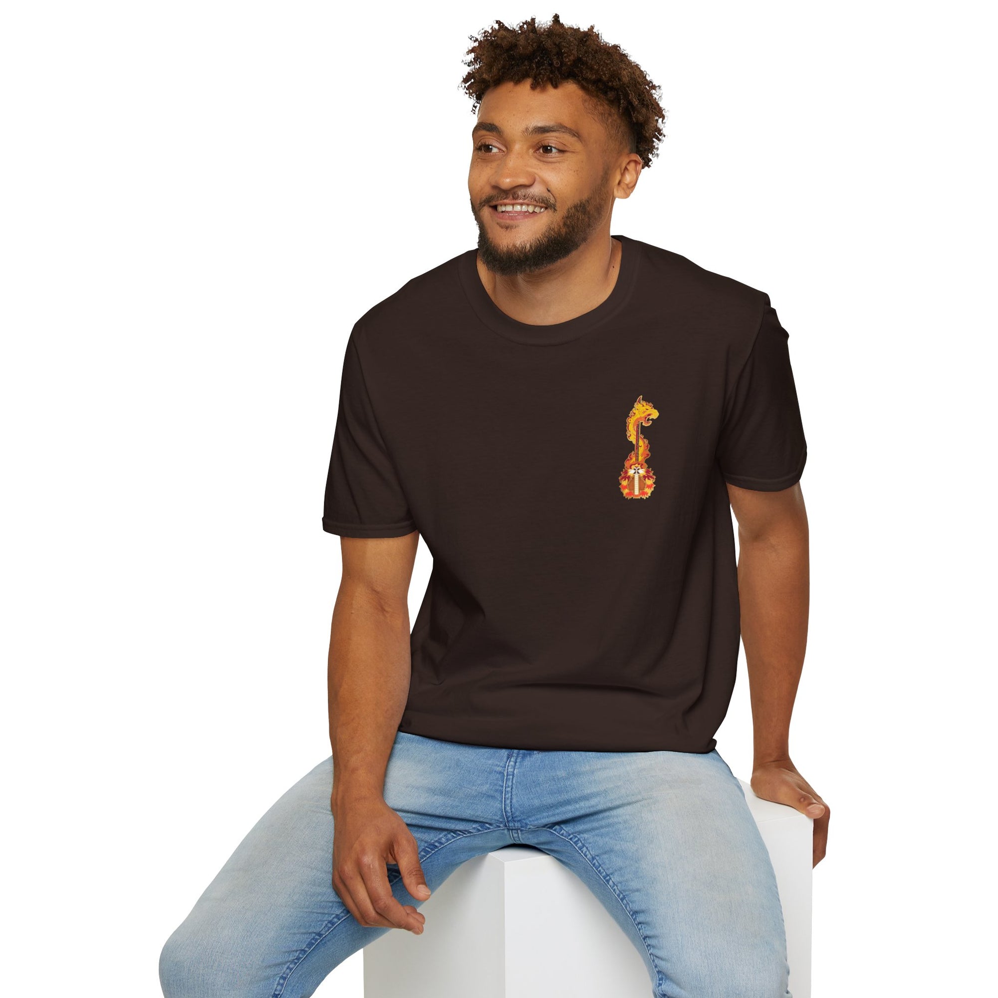 Camiseta informal Kyojuro Rengoku (DEMON SLAYER)