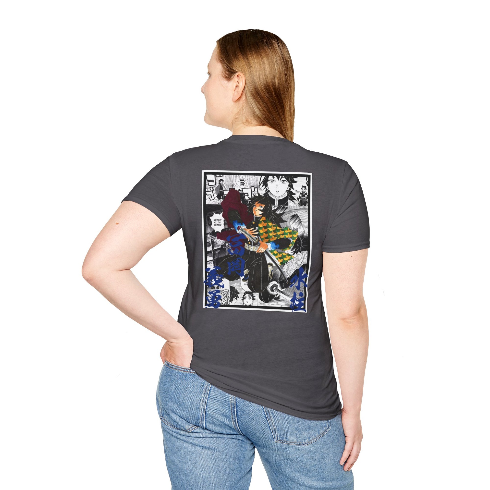 Camiseta informal Giyu Tomioka (DEMON SLAYER)