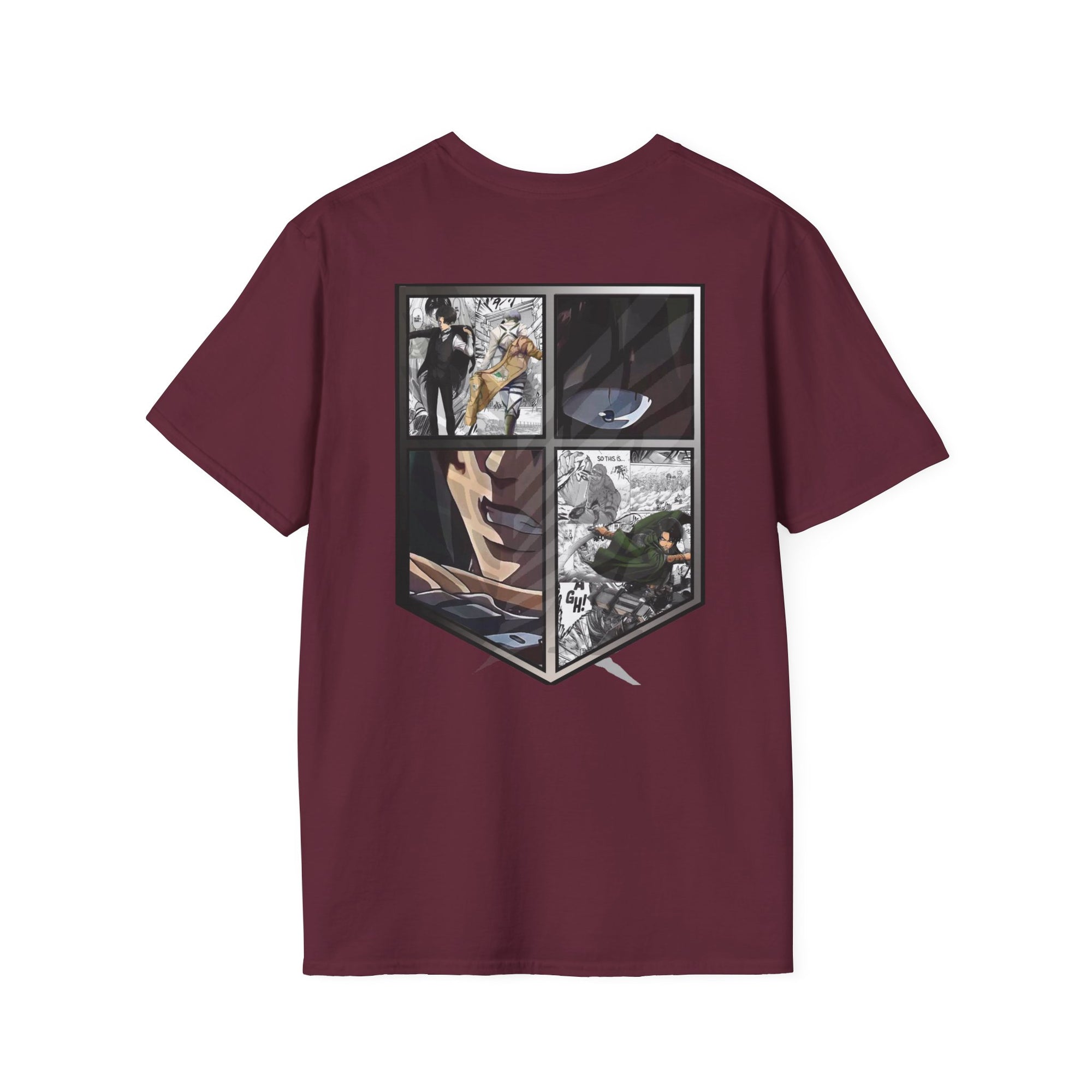 Camiseta informal de Levi Ackerman (ATAQUE A LOS TITANES)