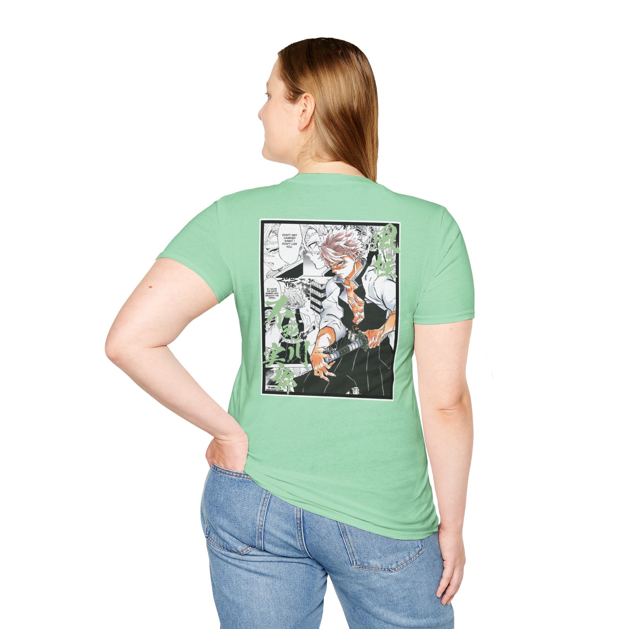 Camiseta informal Sanemi Shinazugawa (DEMON SLAYER)