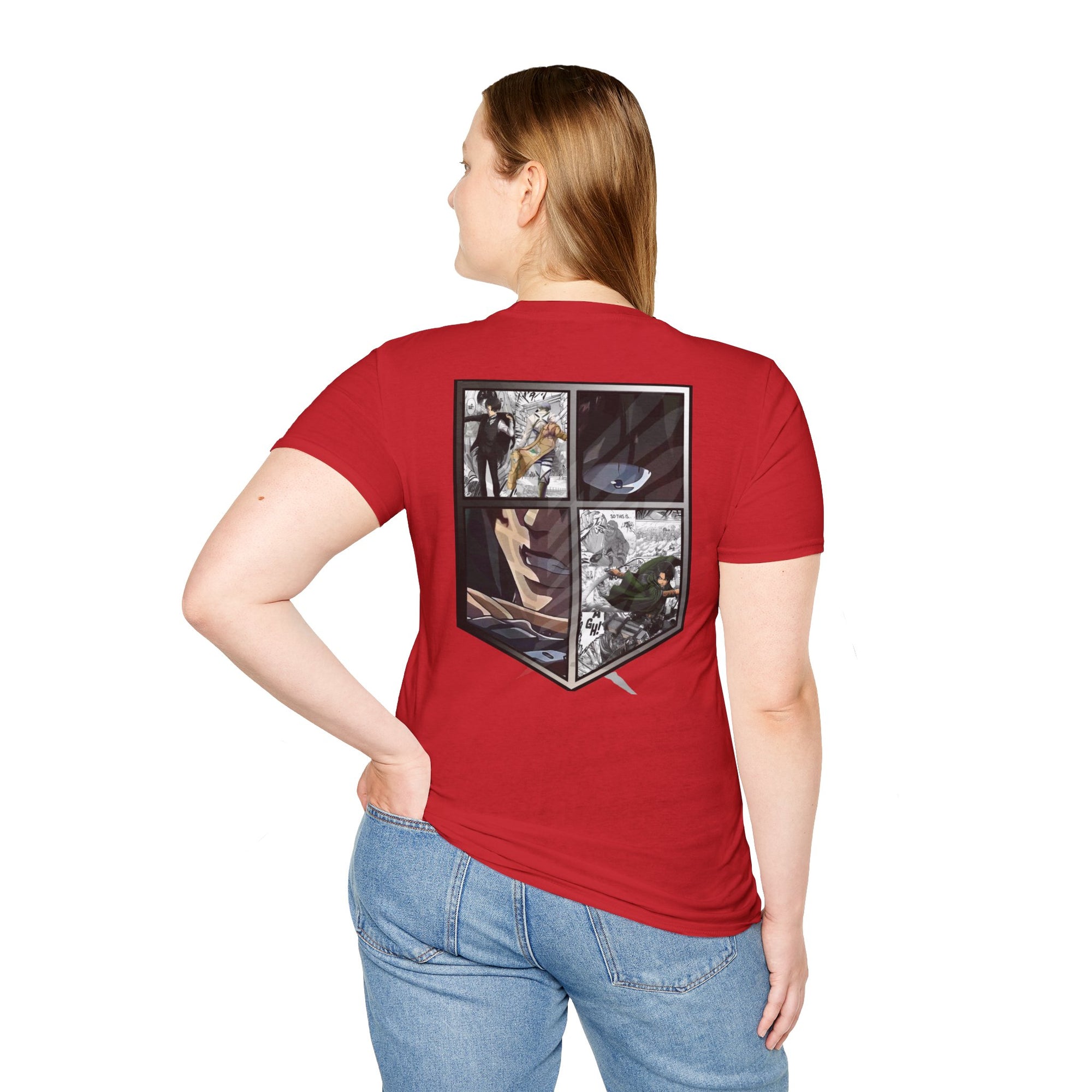 Camiseta informal de Levi Ackerman (ATAQUE A LOS TITANES)