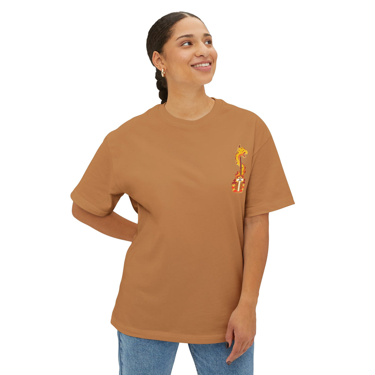 Camiseta extragrande de Kyojuro Rengoku (DEMON SLAYER)