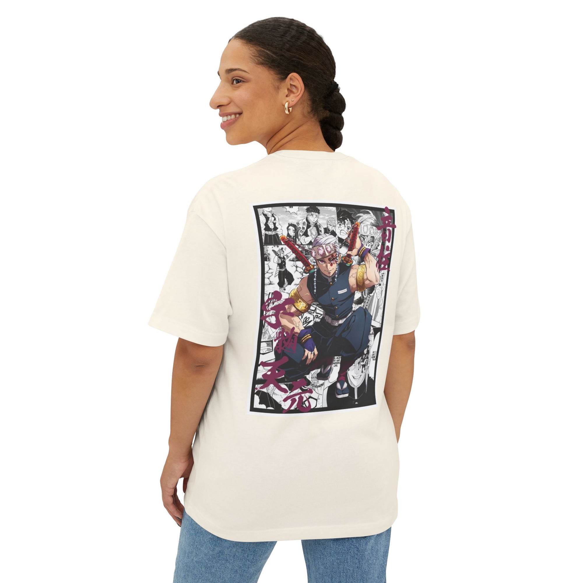 Camiseta extragrande de Tengen Uzui (DEMON SLAYER)