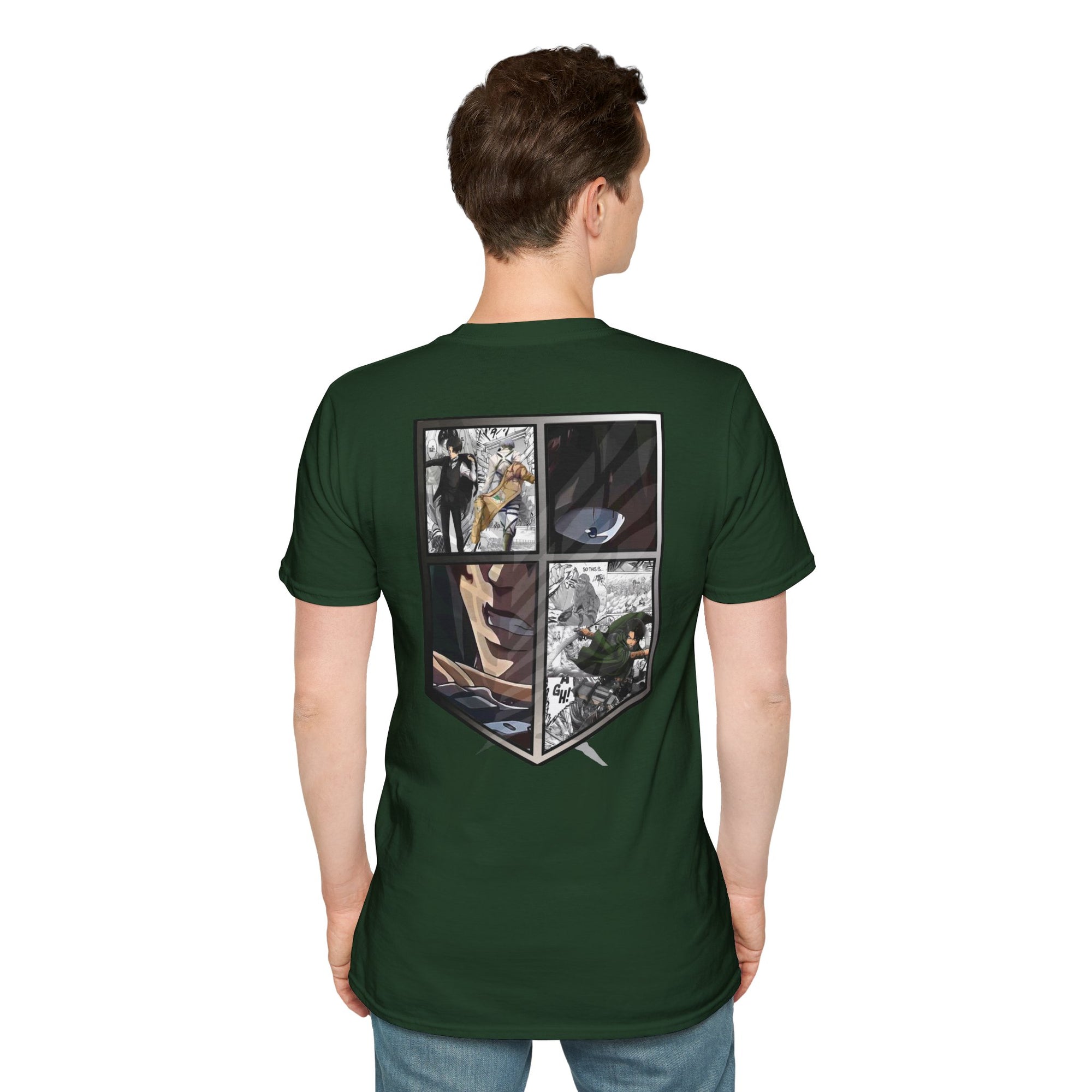 Camiseta informal de Levi Ackerman (ATAQUE A LOS TITANES)