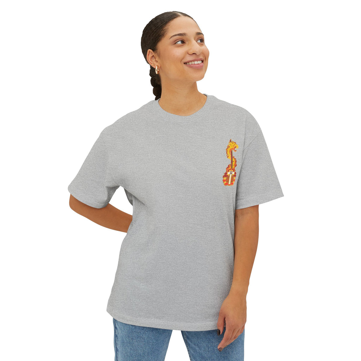 Camiseta extragrande de Kyojuro Rengoku (DEMON SLAYER)