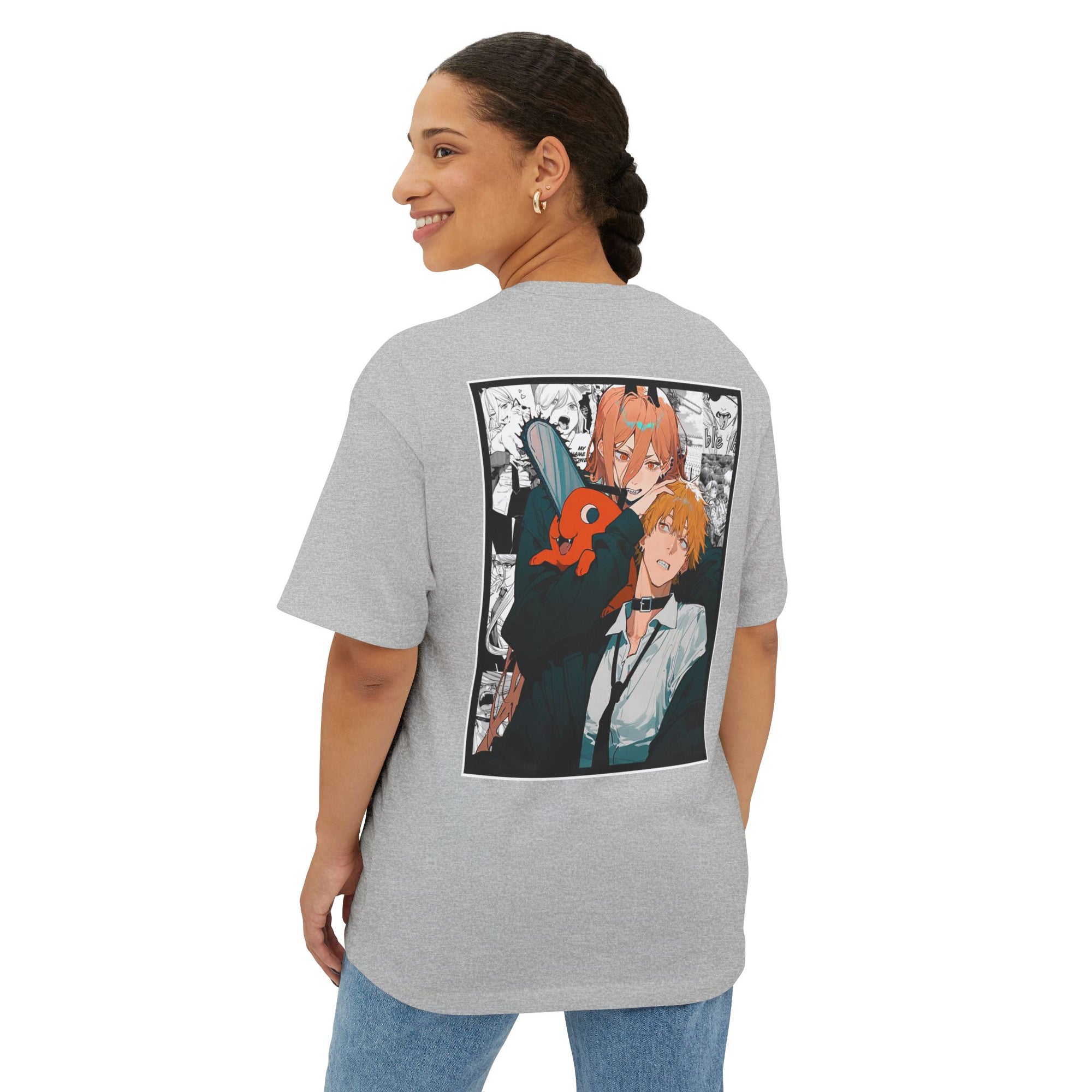 Denji & Power (Chainsaw Man) Premium Oversized Tee