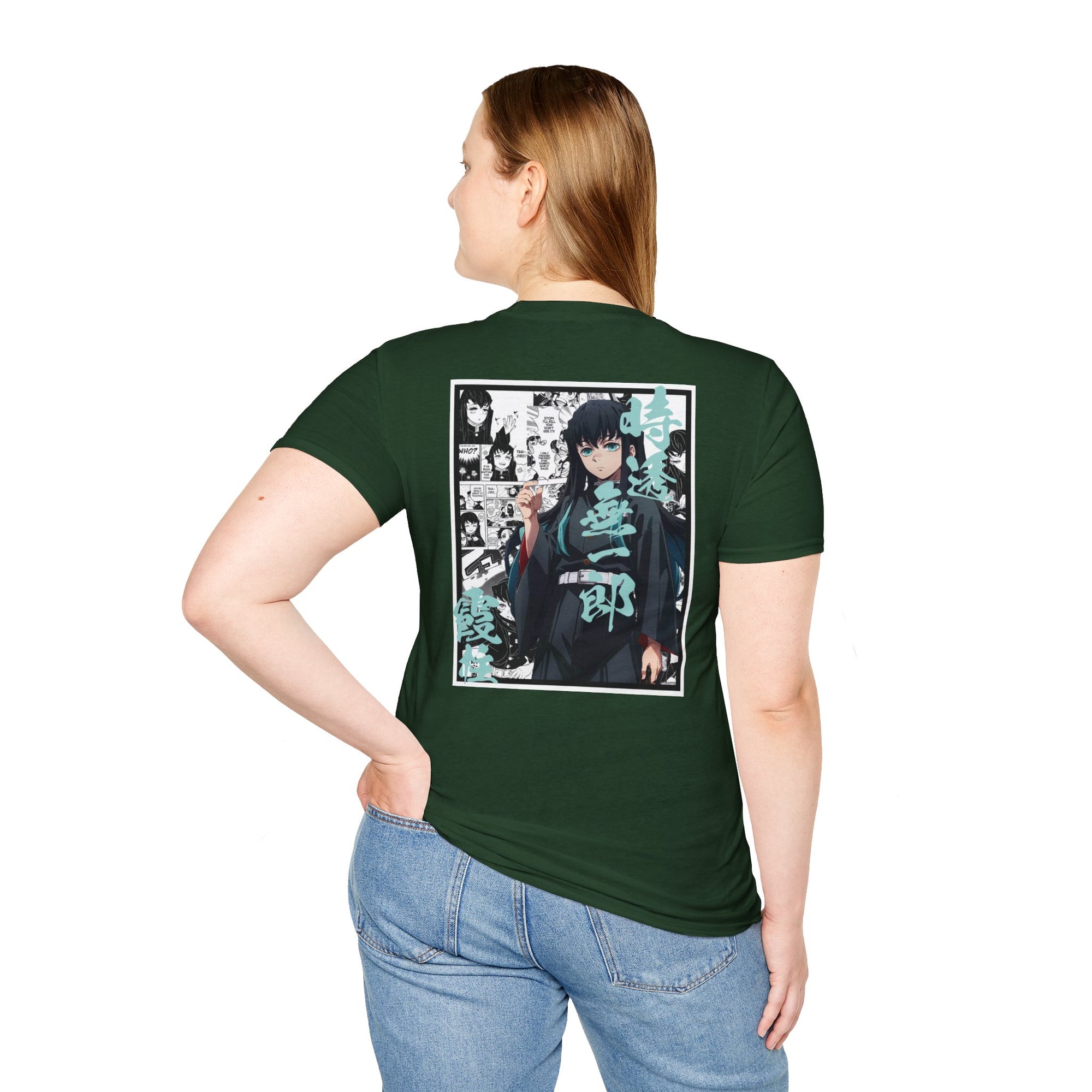 Camiseta informal de Muichiro Tokito (DEMON SLAYER)