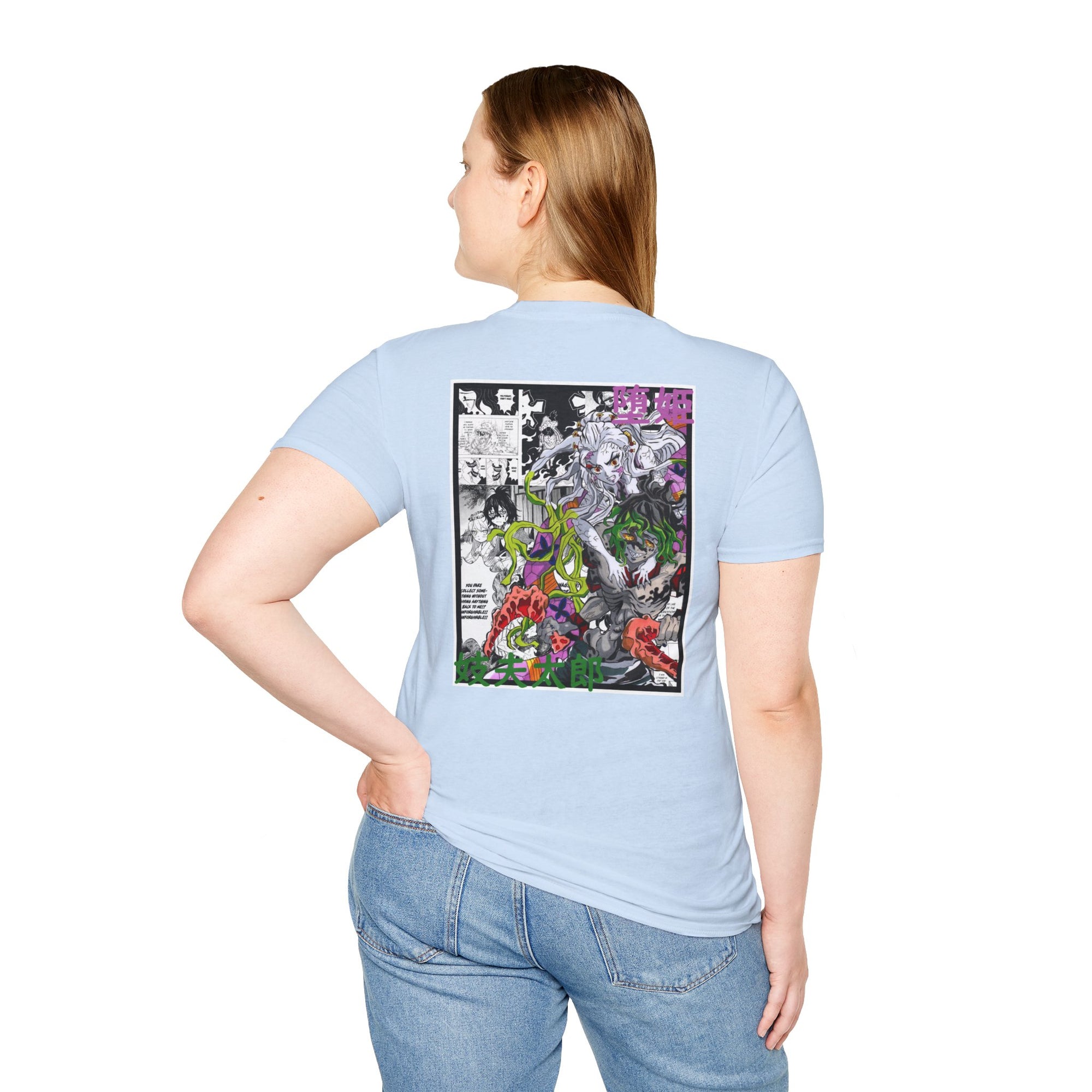 Camiseta informal Gyutaro y Daki (DEMON SLAYER)