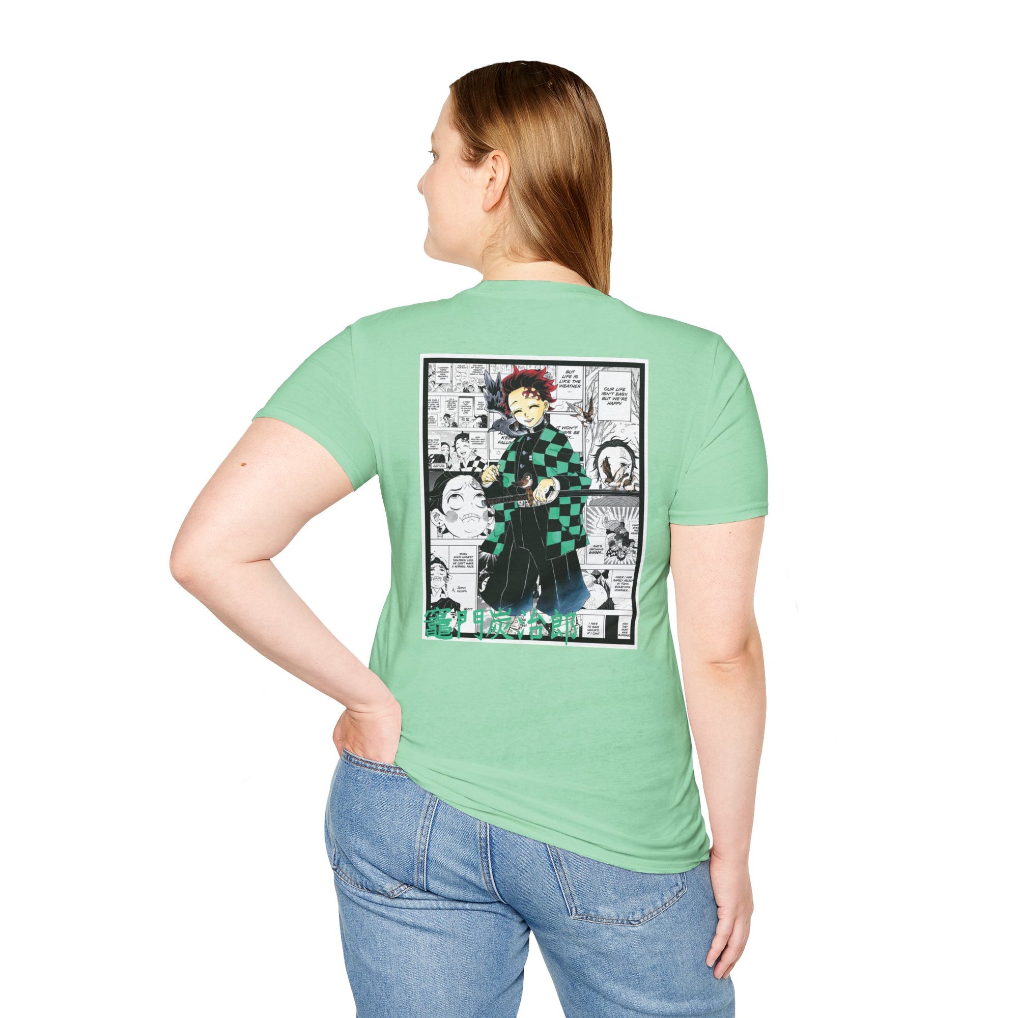 Camiseta informal Tanjiro Kamado (DEMON SLAYER)