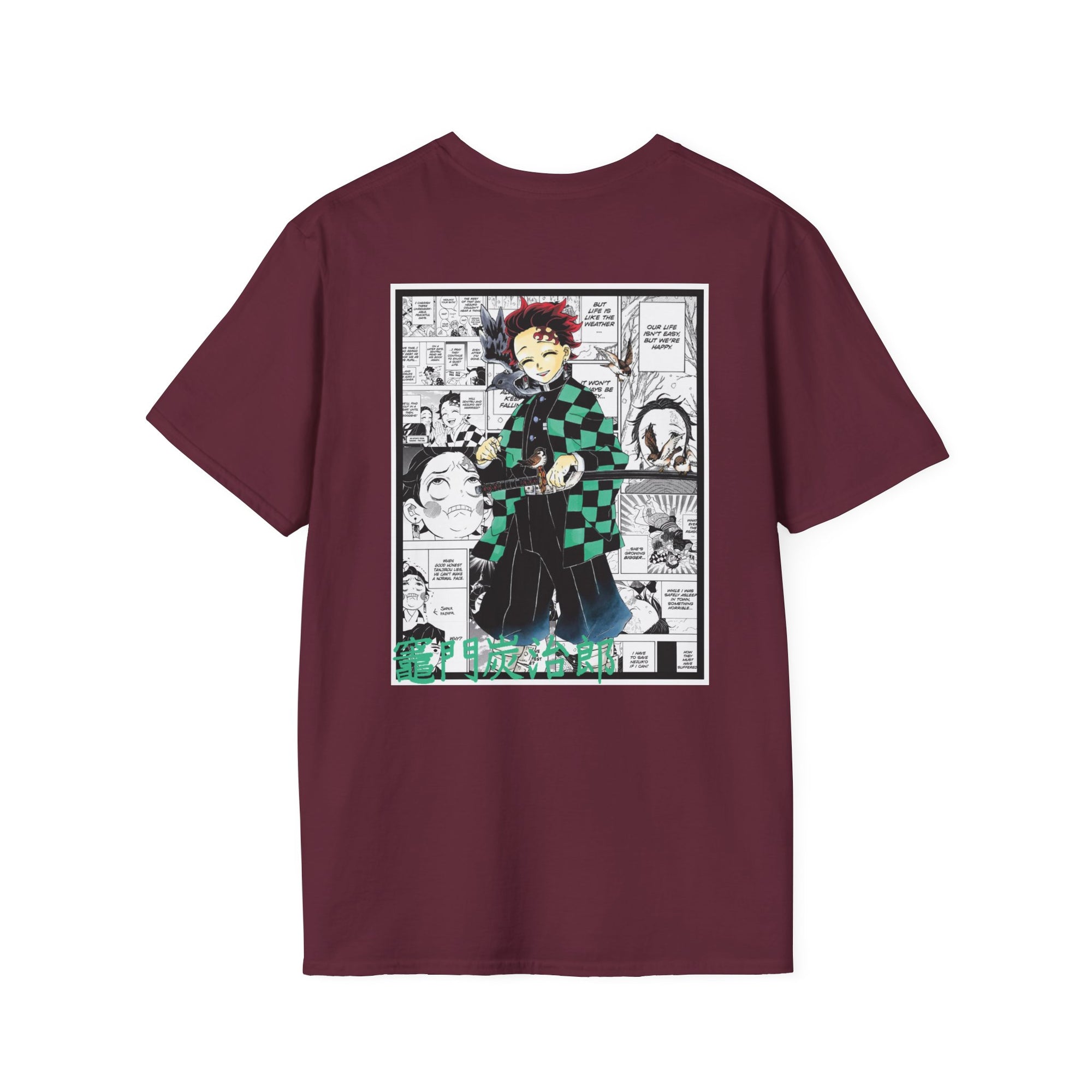 Camiseta informal Tanjiro Kamado (DEMON SLAYER)