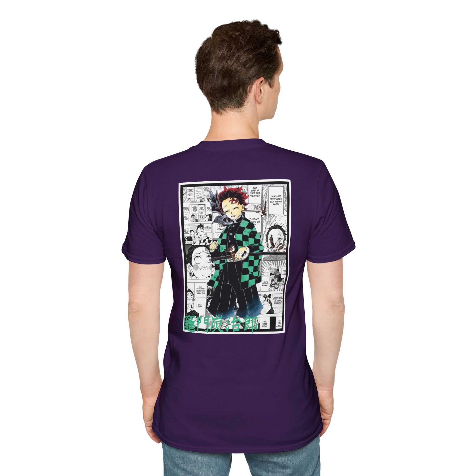 Camiseta informal Tanjiro Kamado (DEMON SLAYER)