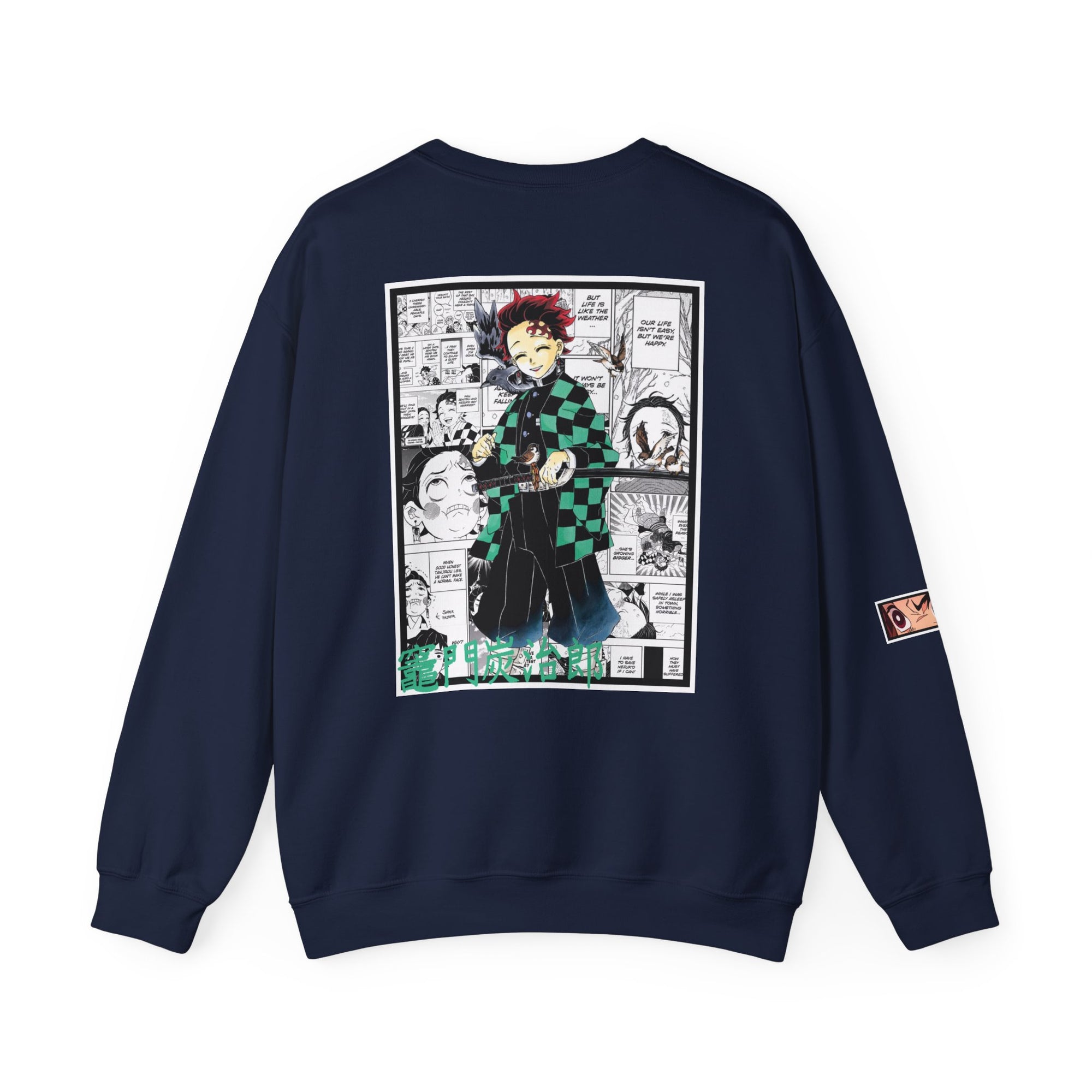 Sudadera con cuello redondo de Tanjiro Kamado (DEMON SLAYER)