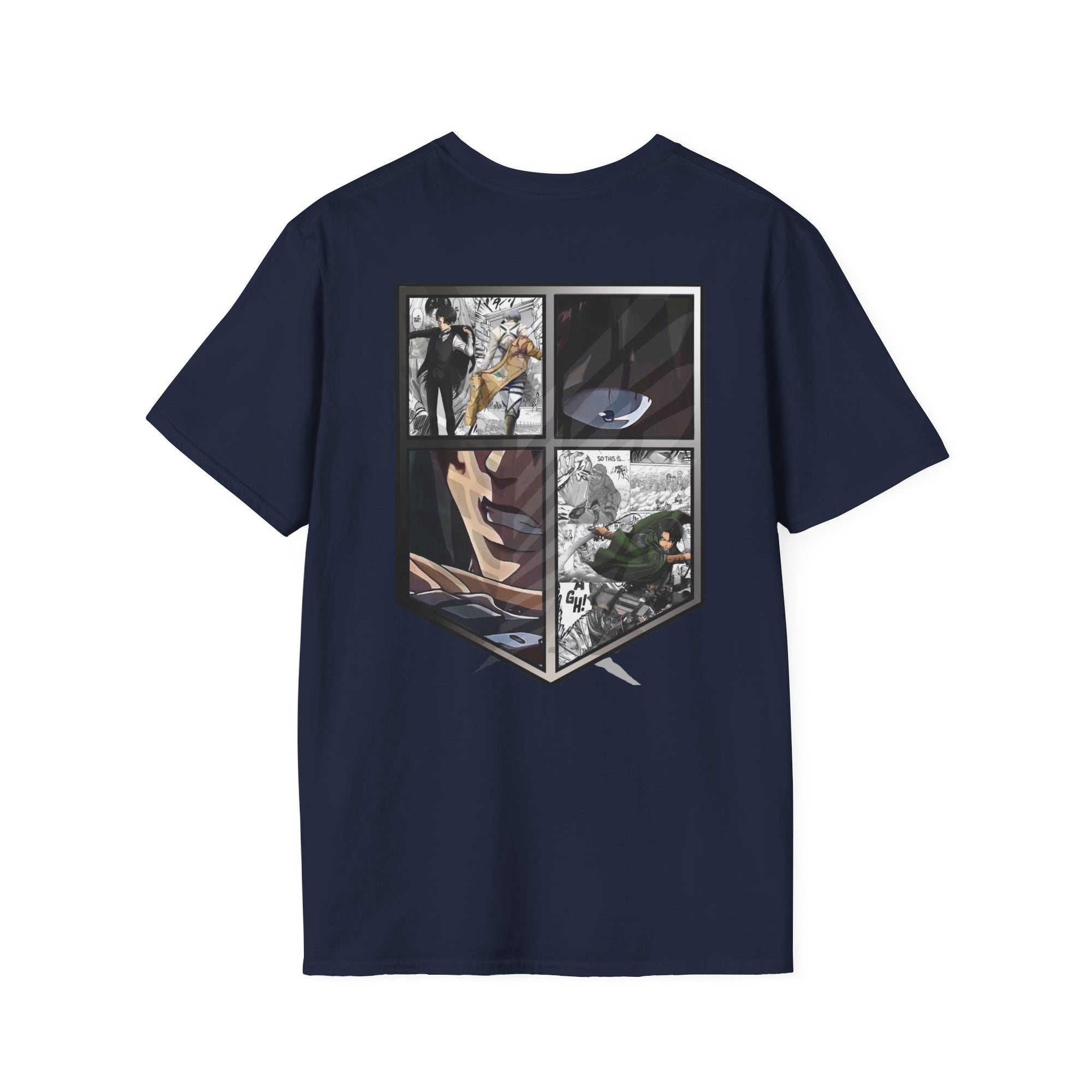 Camiseta informal de Levi Ackerman (ATAQUE A LOS TITANES)